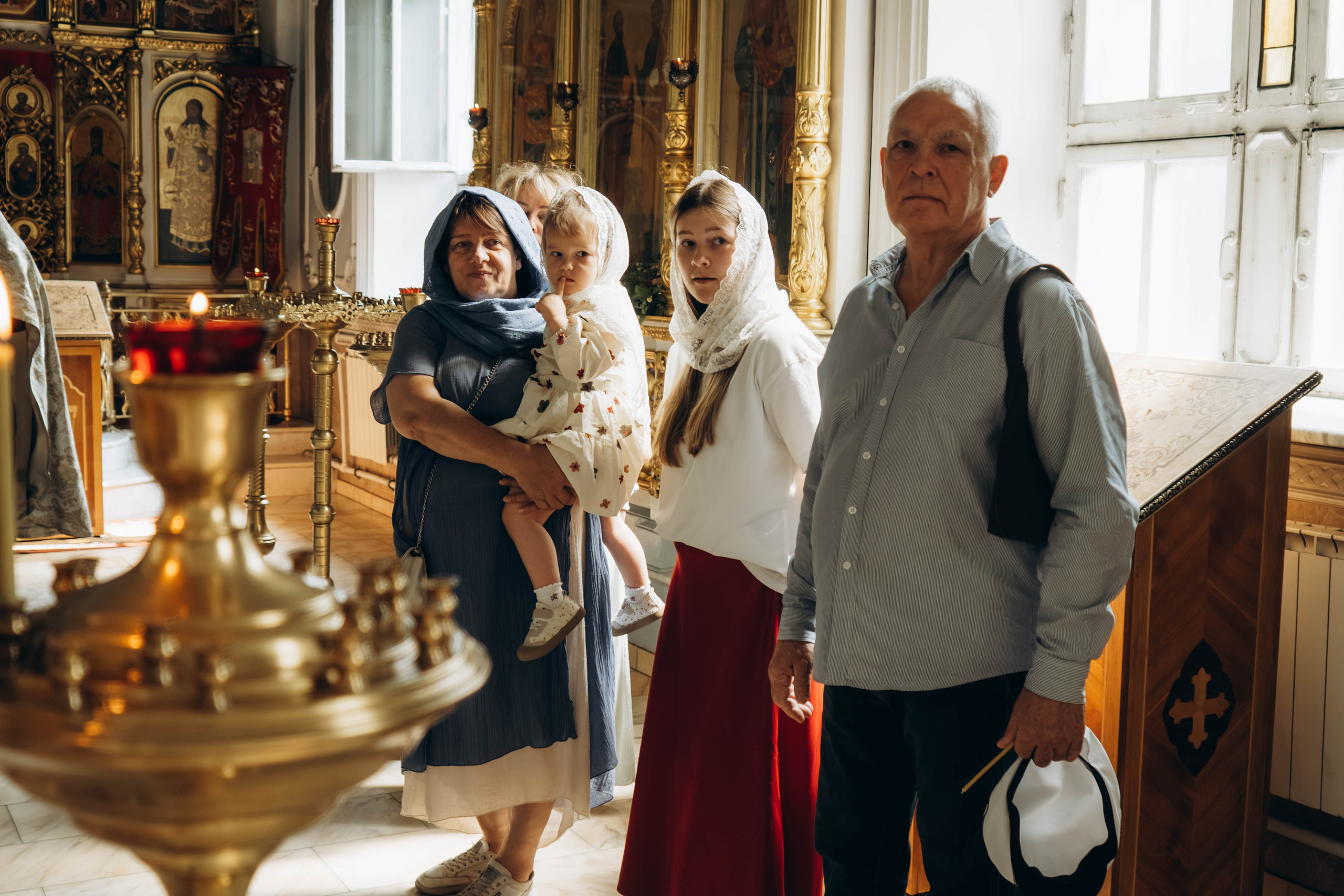 Крещение Макара. Фотограф Москва Валерия Веденина