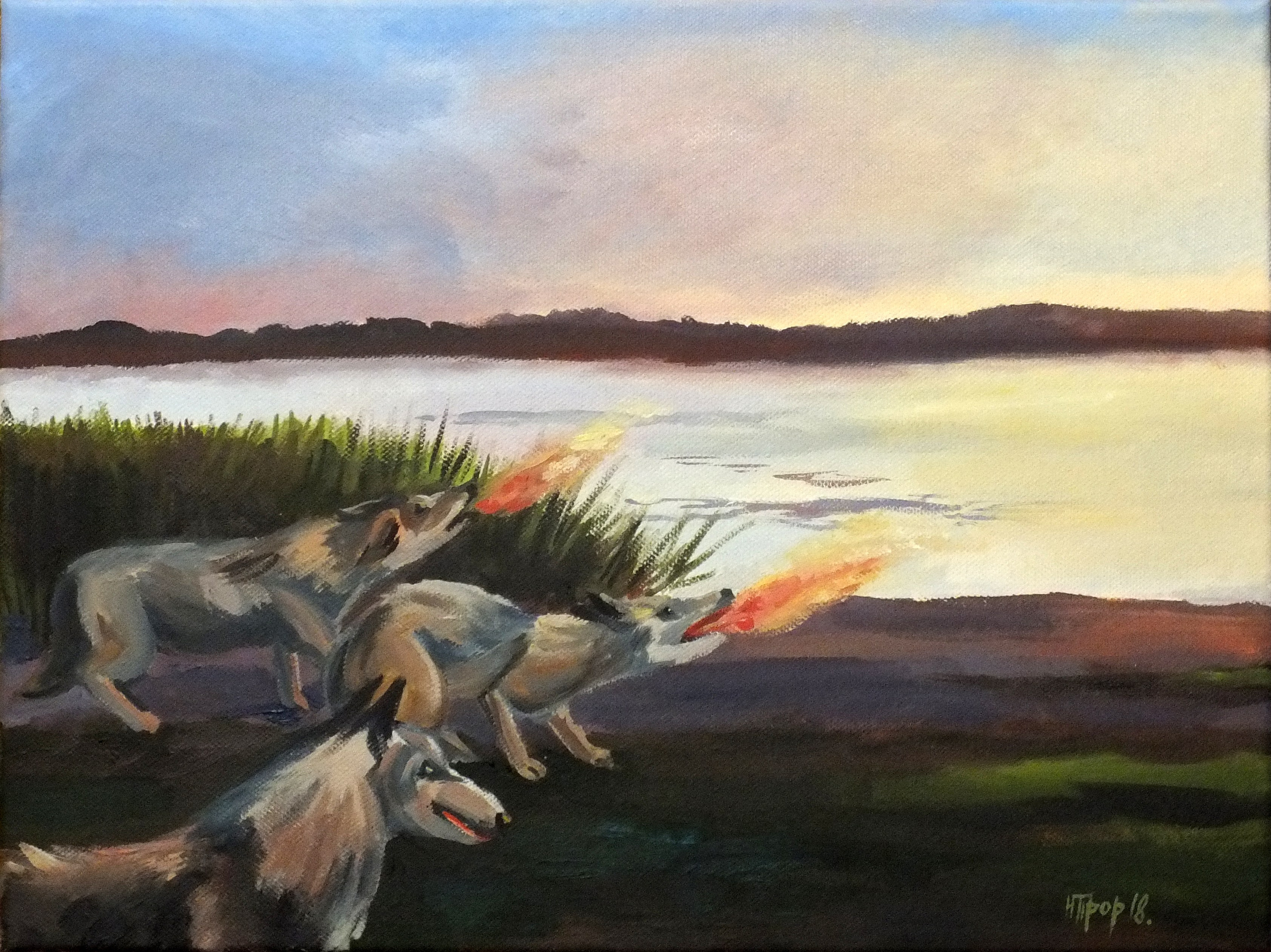 Волки зажигают закат