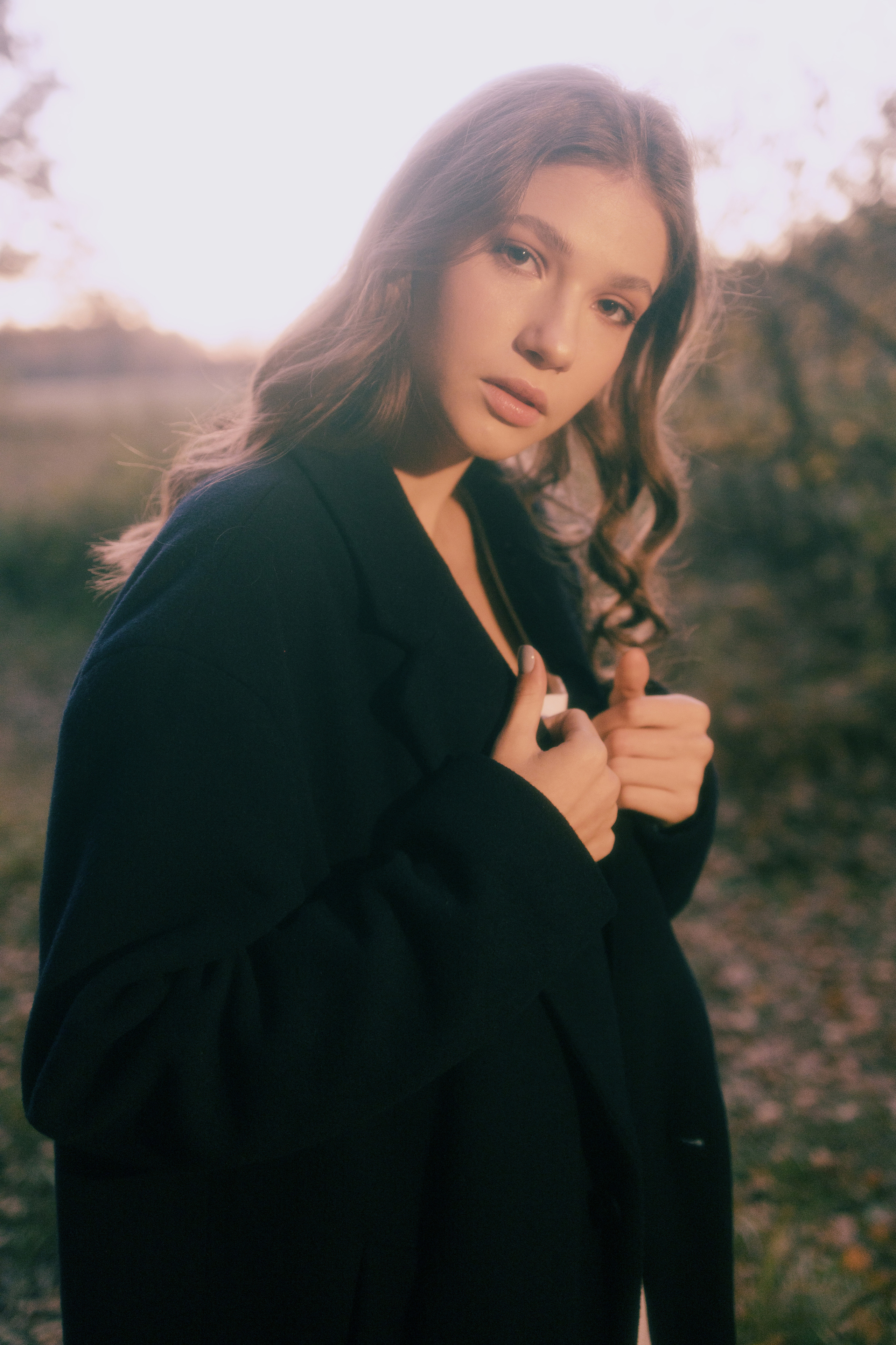 Розовый закат. Портретный фотограф