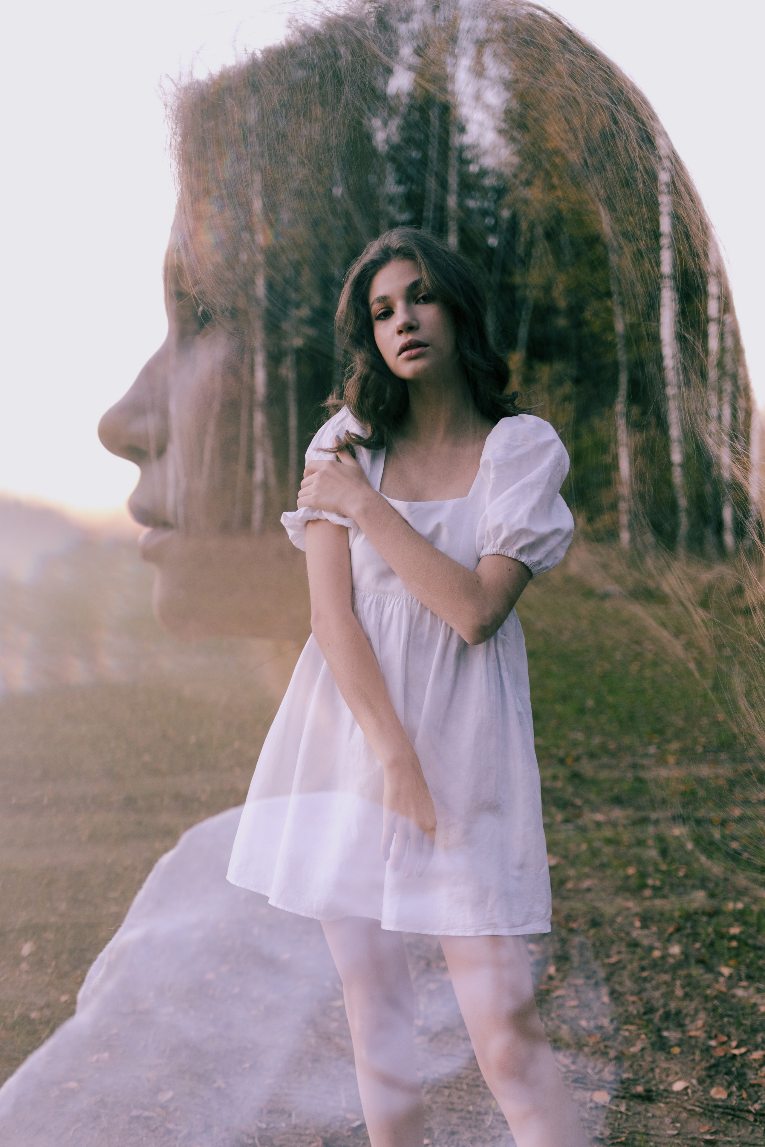 Розовый закат. Портретный фотограф