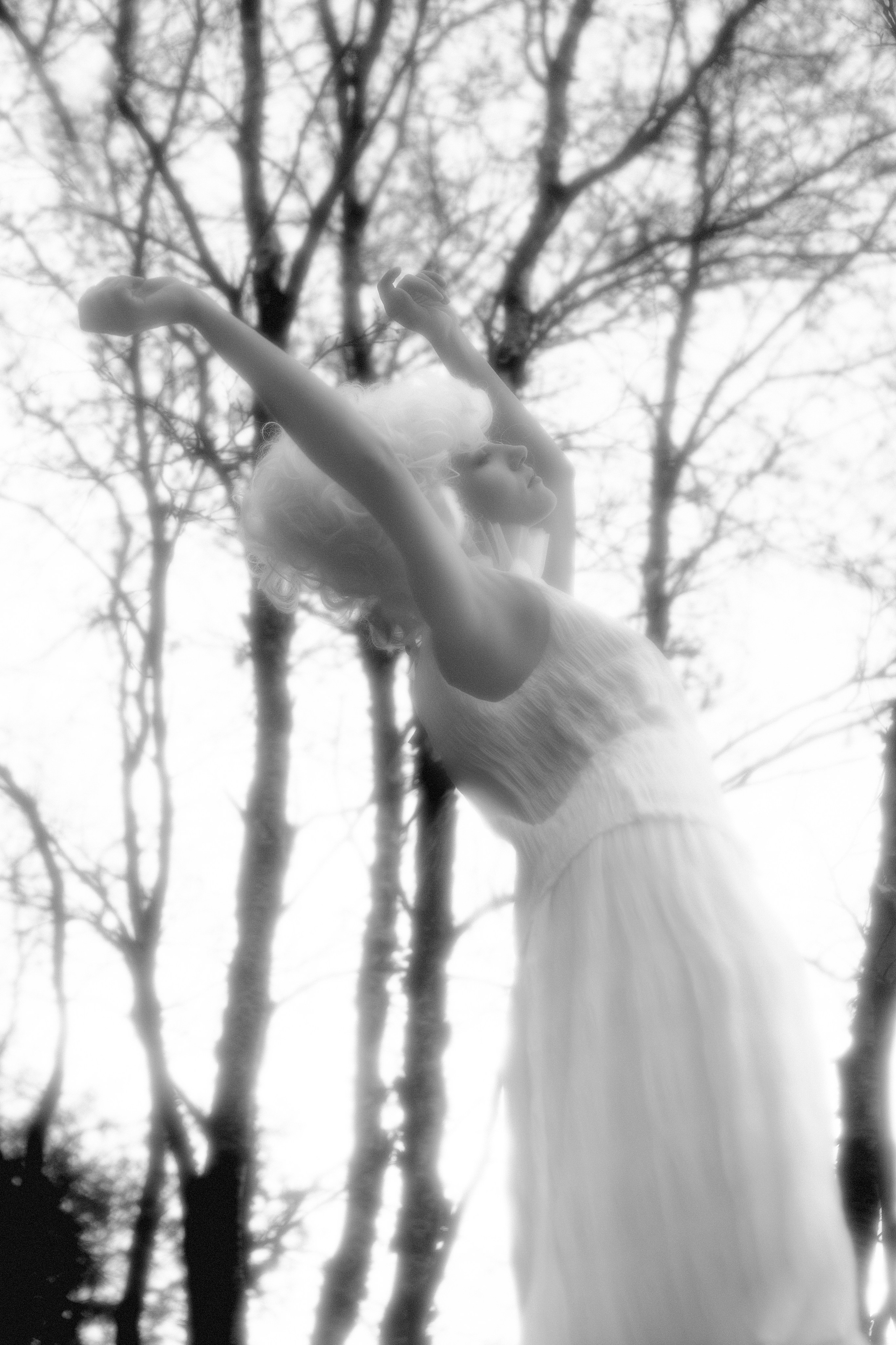 In the witchy woods. Fashion Photographer Oxana Chernomorets