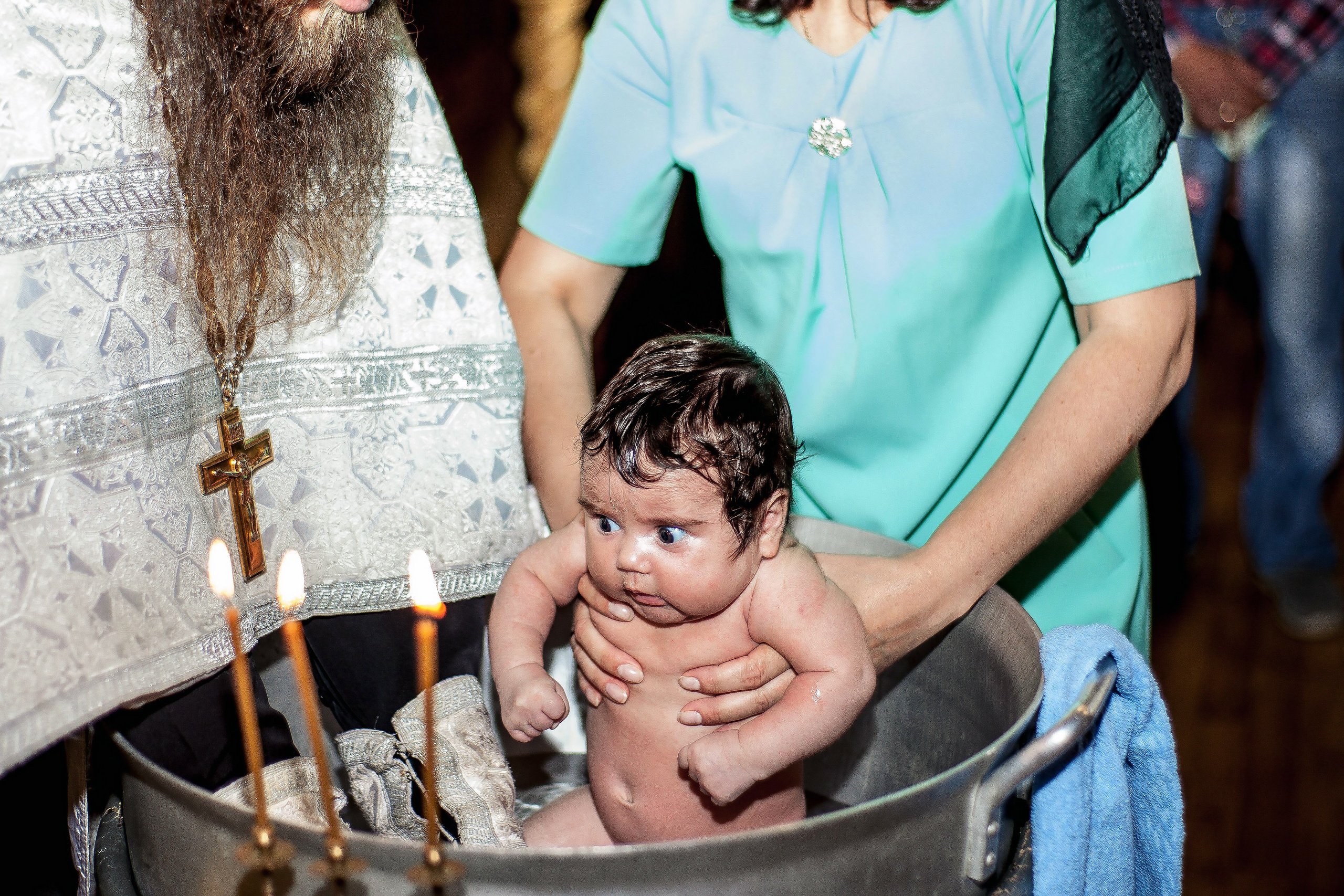 Крещение в храме Александра Невского (Петропавловск-Камчатский, июль 2017). Репортажная съемка в Москве и области. Анималистика