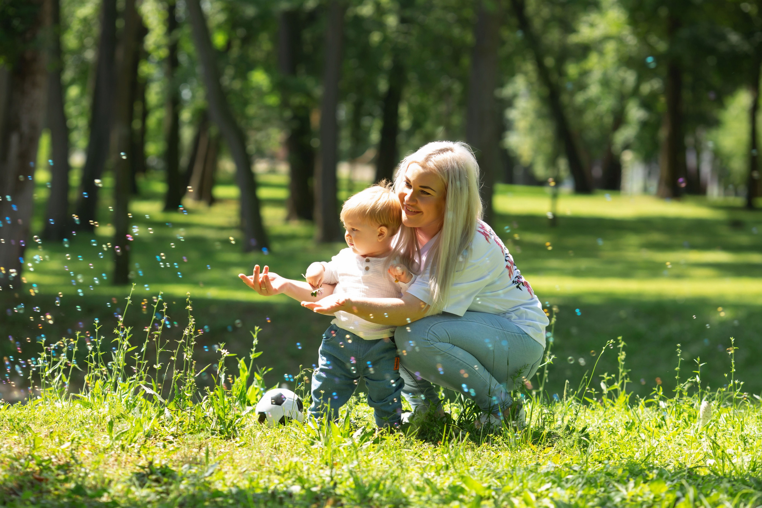 Семейная фотосессия Святослава в парке. Семейный и детский фотограф Анна Петракова