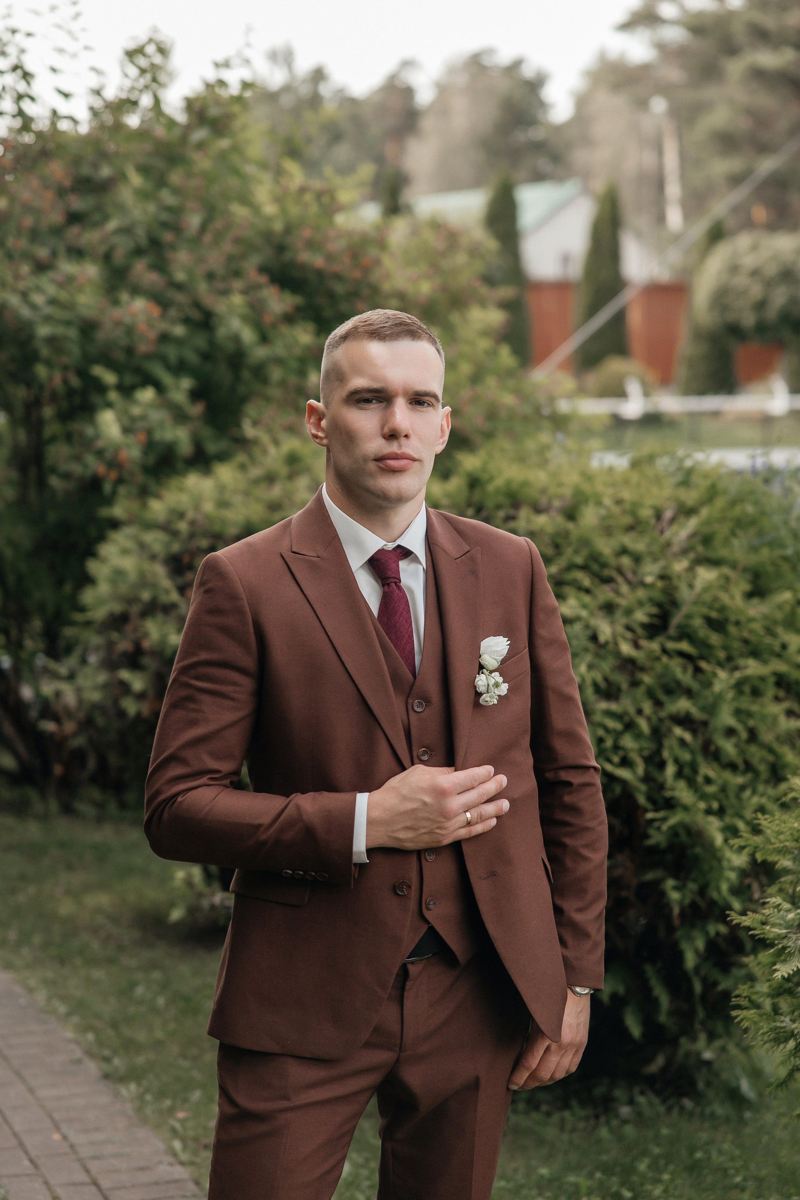 свадебная фотосессия в загородном клубе Артиленд