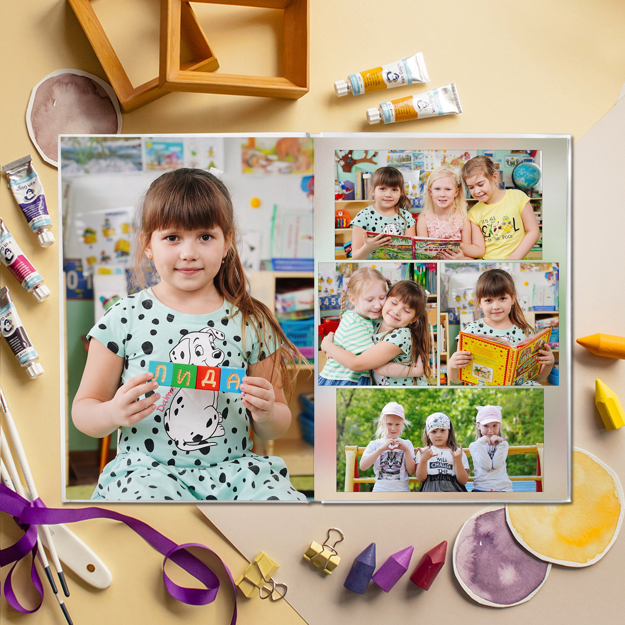 Персональный альбом в детский сад. GOTRA — выпускные альбомы в Тюмени