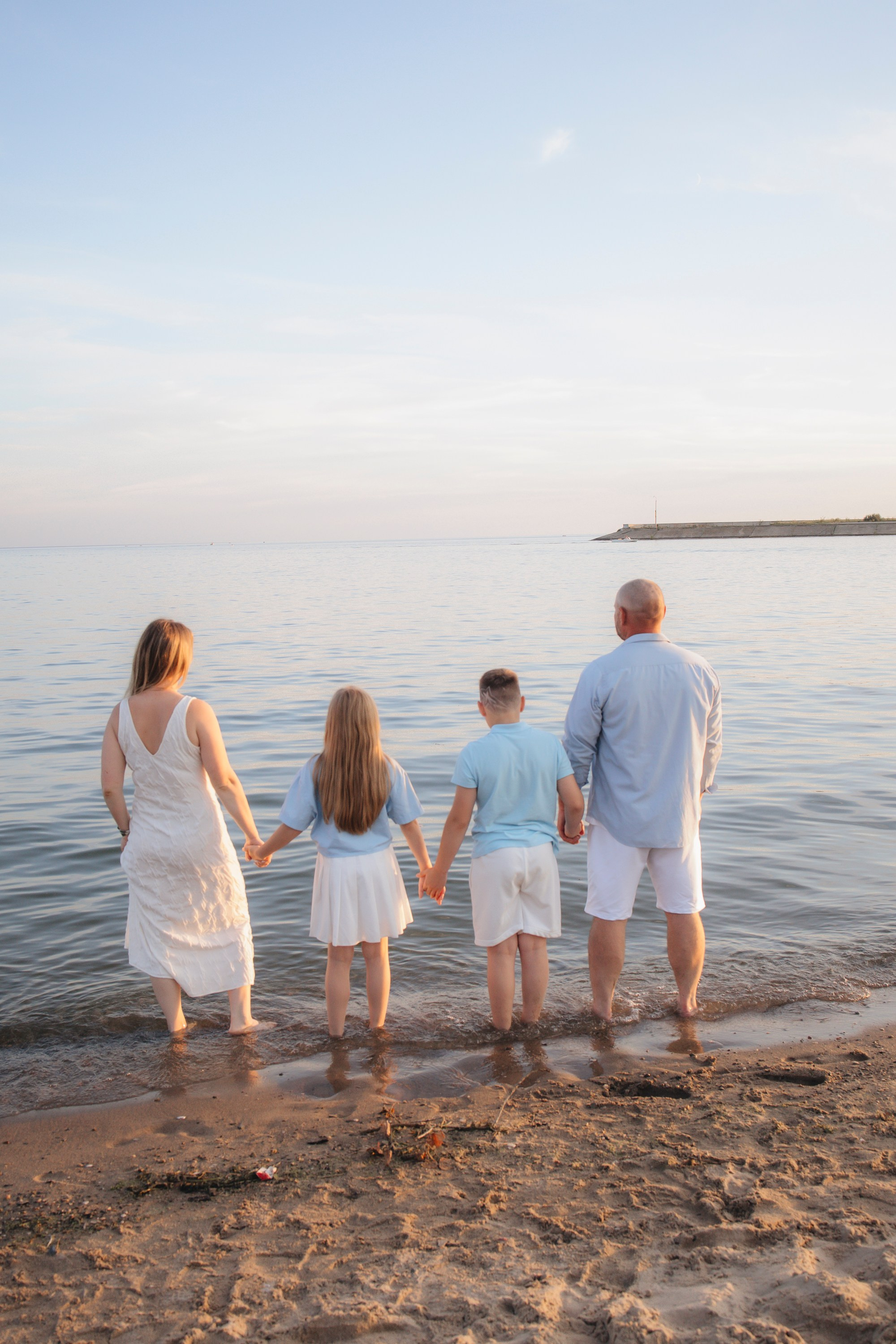 Прогулка на закате. Фотограф Новосибирск