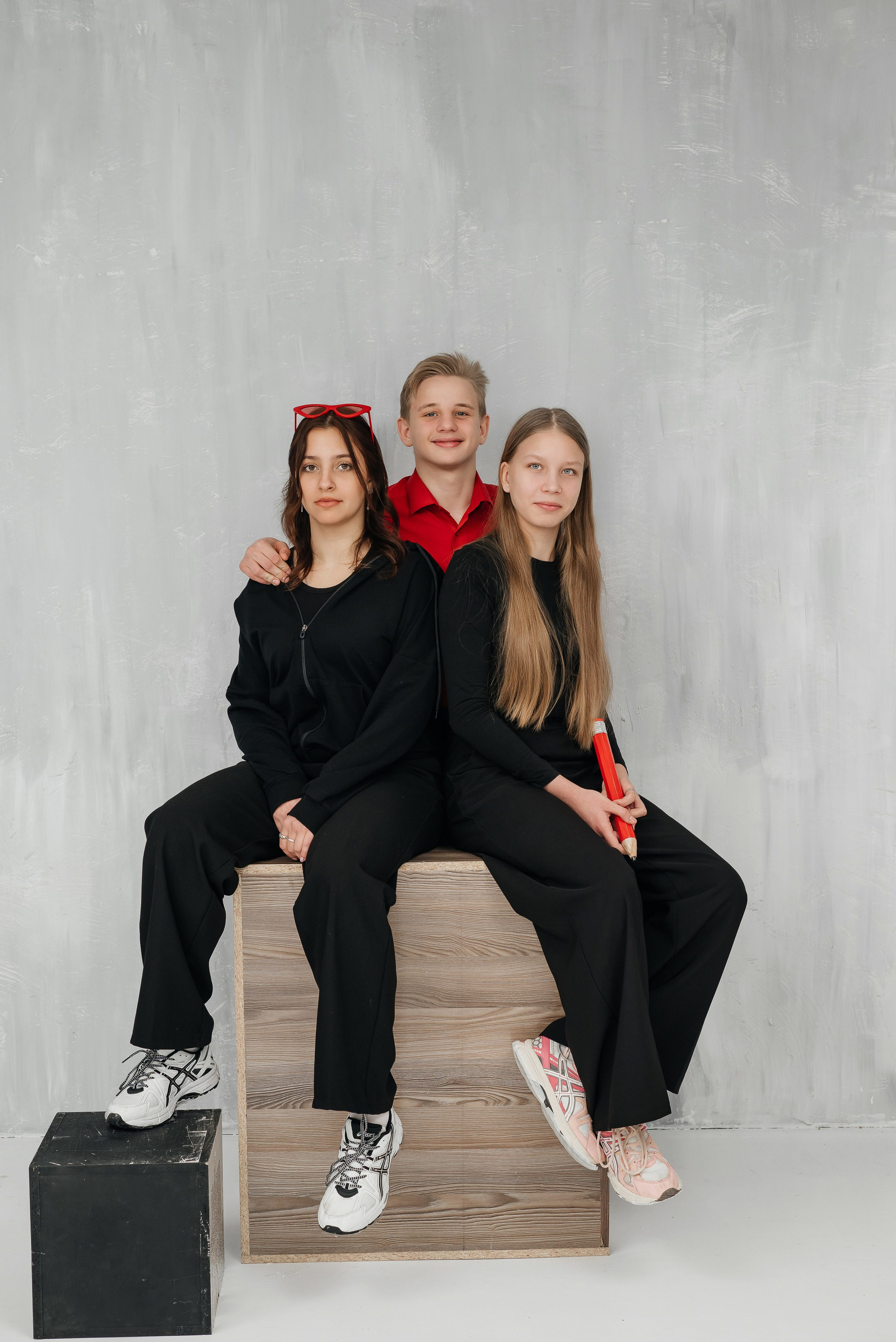 В студии школьники. Свадебный, семейный и школьный фотограф в Бийске Ксения Мамаева