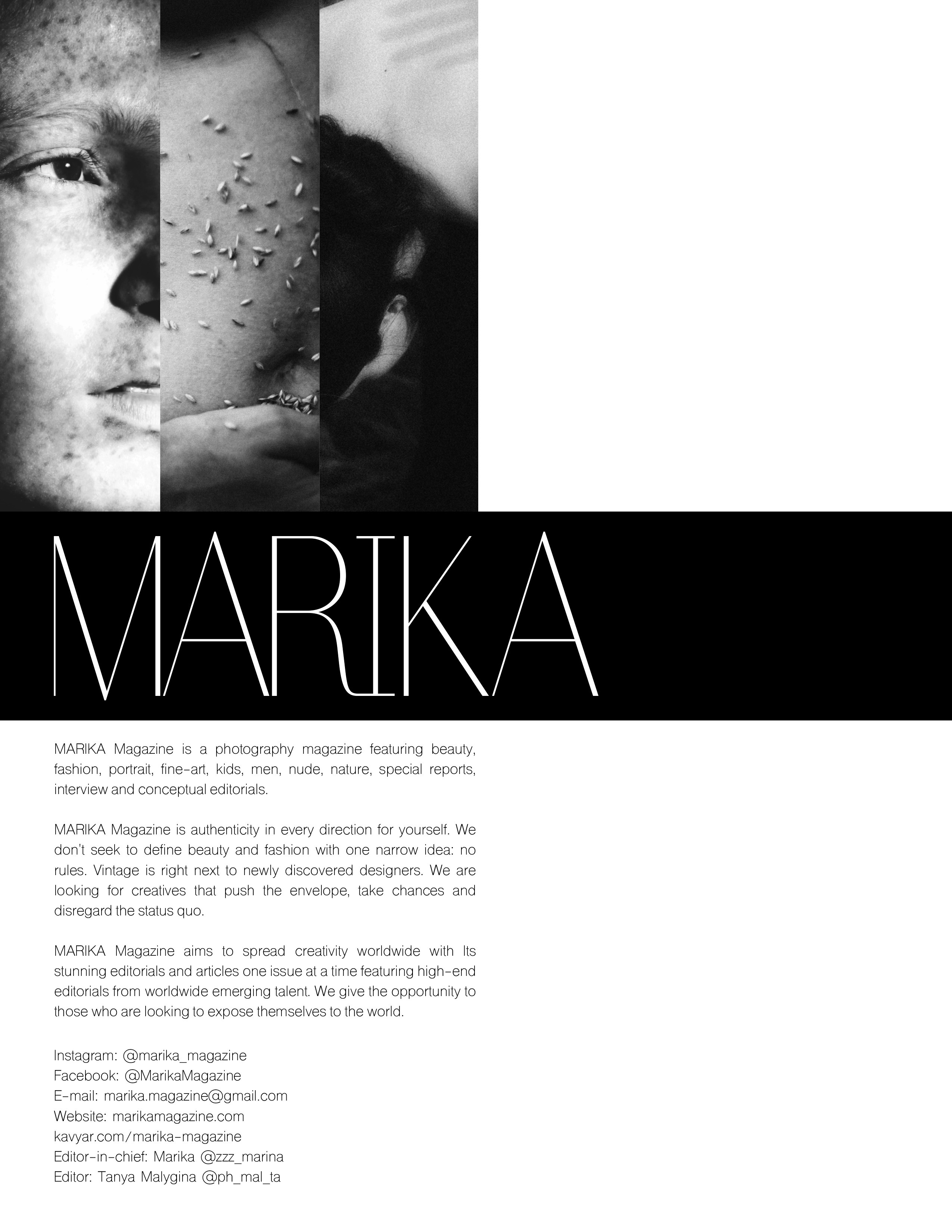 Marika. Фотограф Анна Хассаинет LIFE / LOVE/ IMAGE