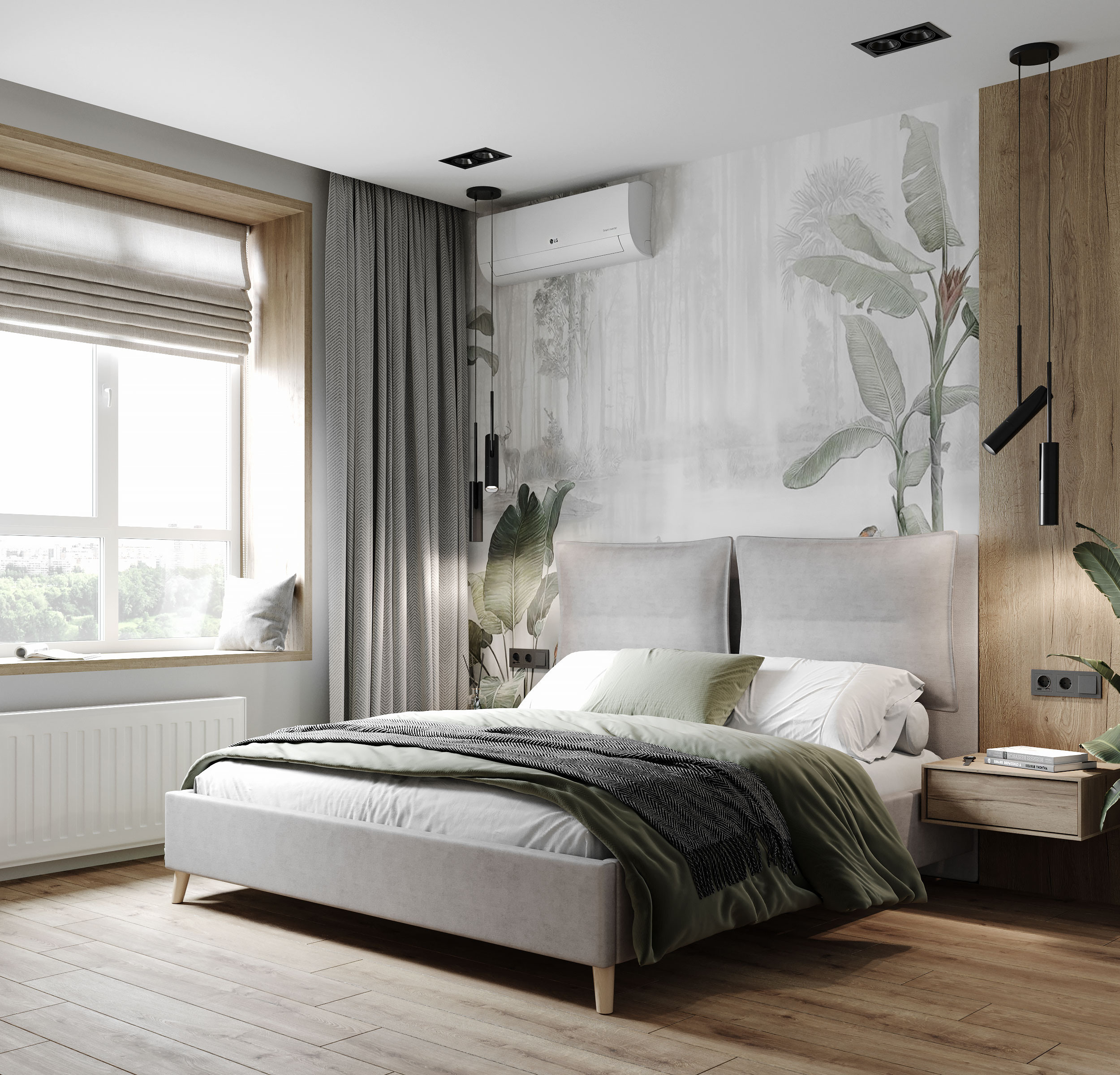 Flat in Taganrog. Дизайн интерьера | 3D визуализация | Миланская Марина