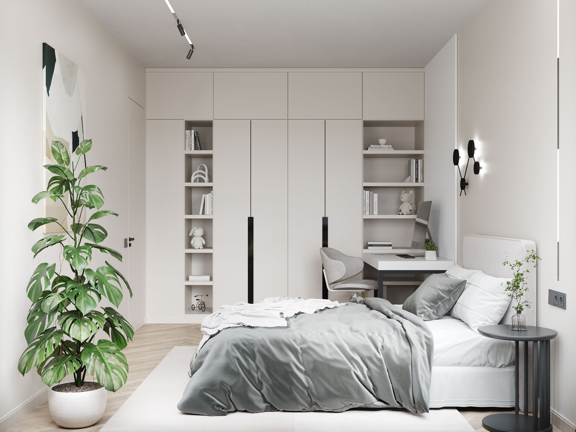 Children room-2 Novaya Riga. Дизайн интерьера | 3D визуализация | Миланская Марина