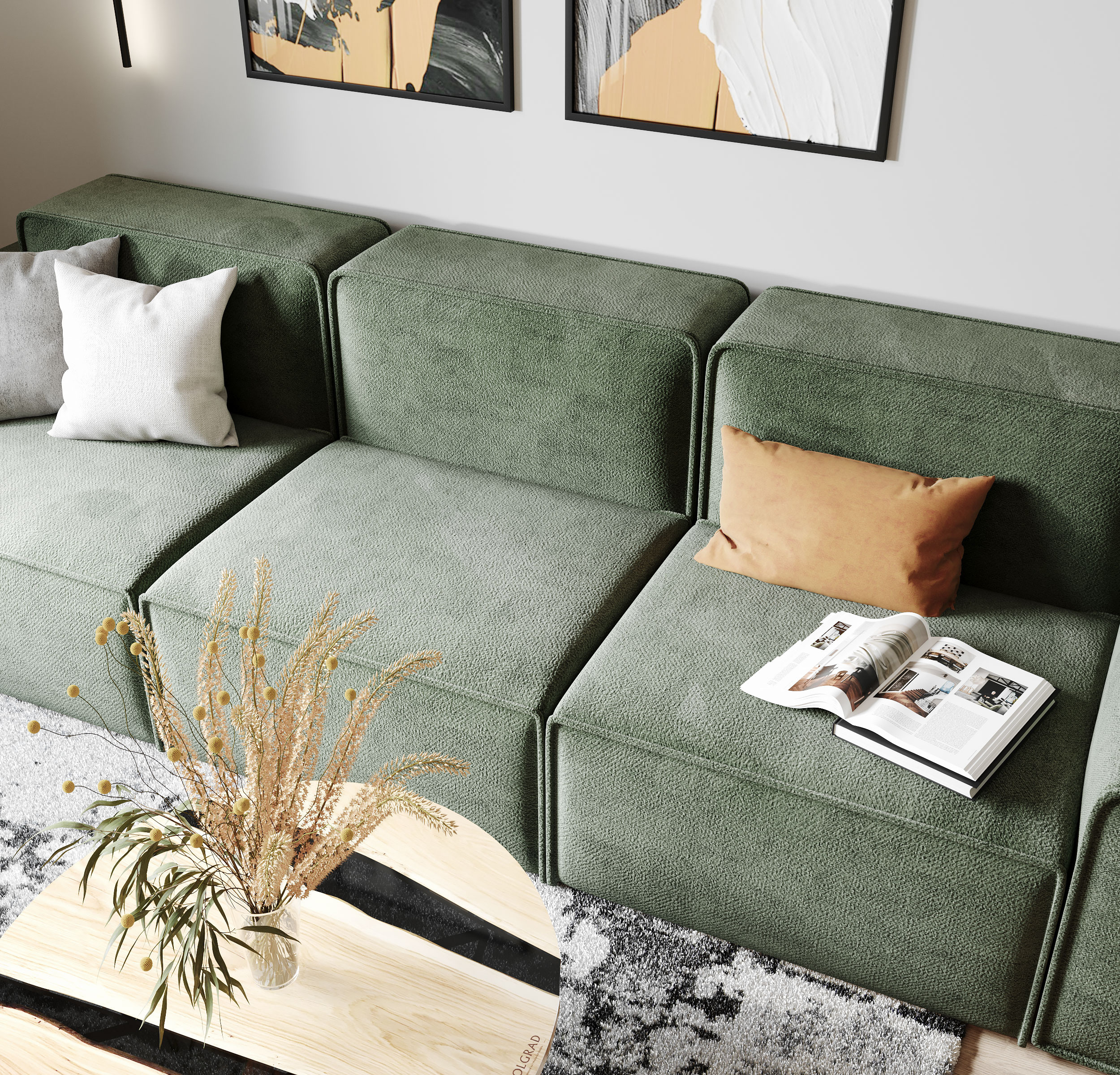 Flat in Taganrog. Дизайн интерьера | 3D визуализация | Миланская Марина