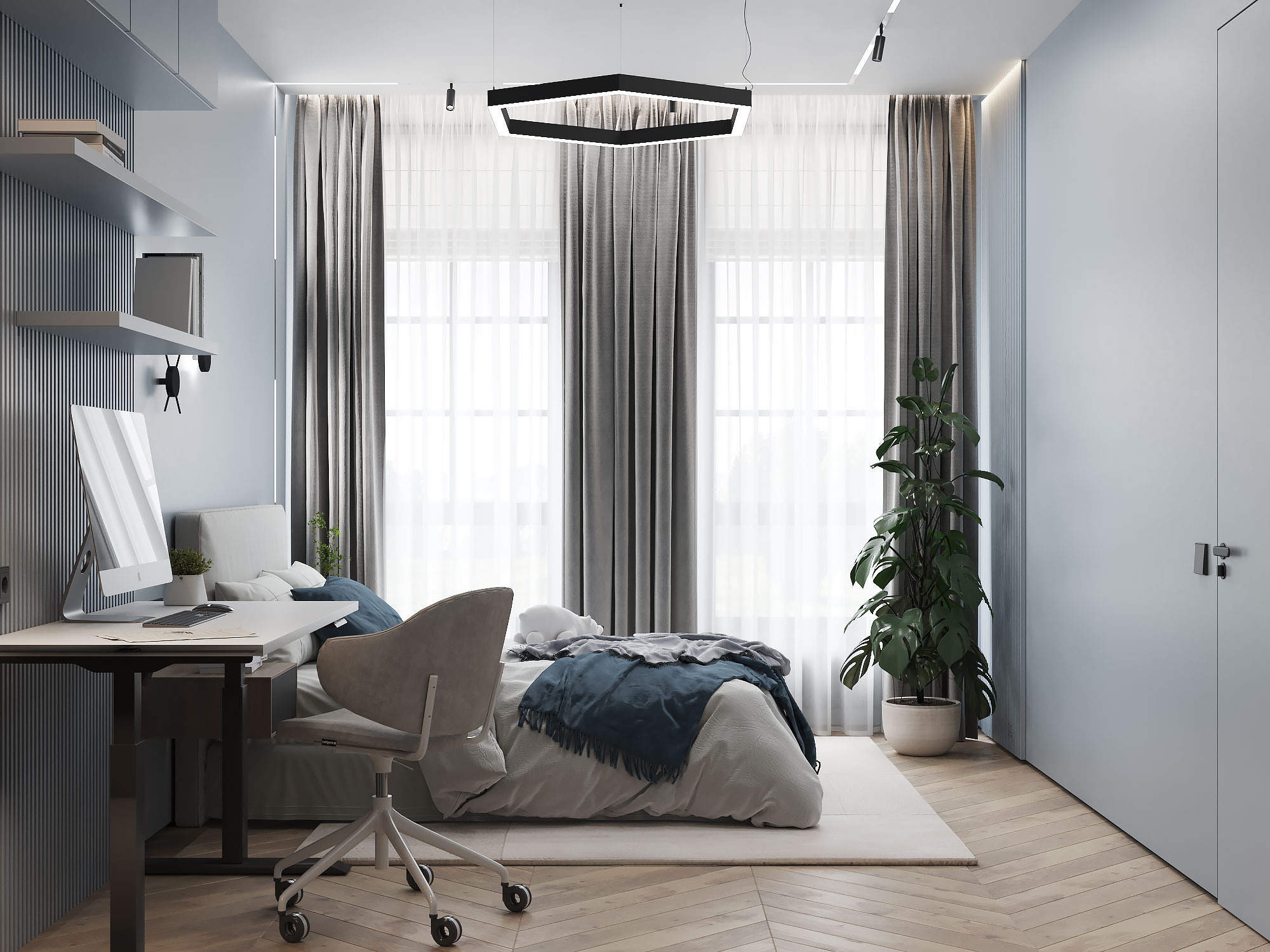 Children room-2 Novaya Riga. Дизайн интерьера | 3D визуализация | Миланская Марина