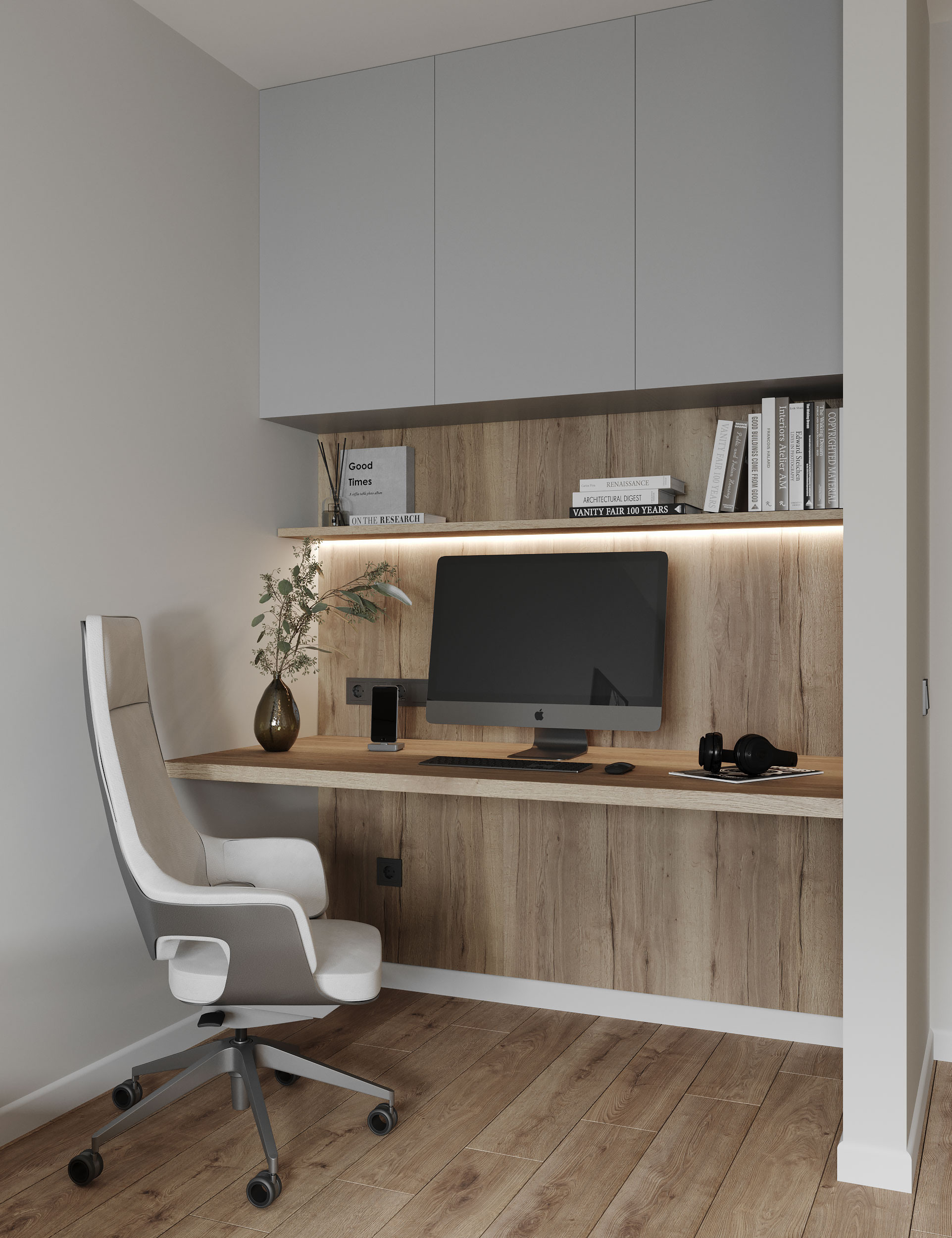 Flat in Taganrog. Дизайн интерьера | 3D визуализация | Миланская Марина