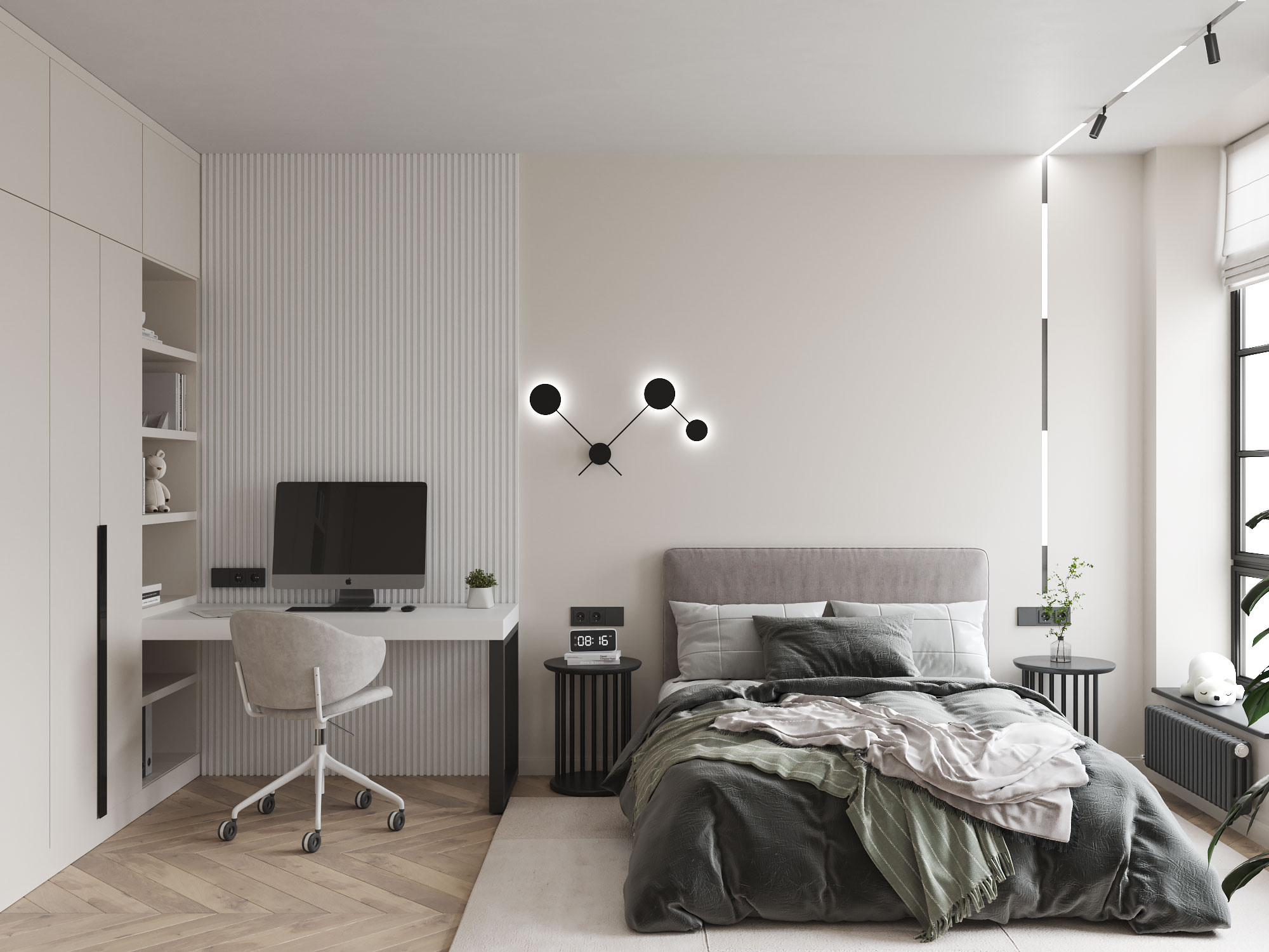 Children room-2 Novaya Riga. Дизайн интерьера | 3D визуализация | Миланская Марина