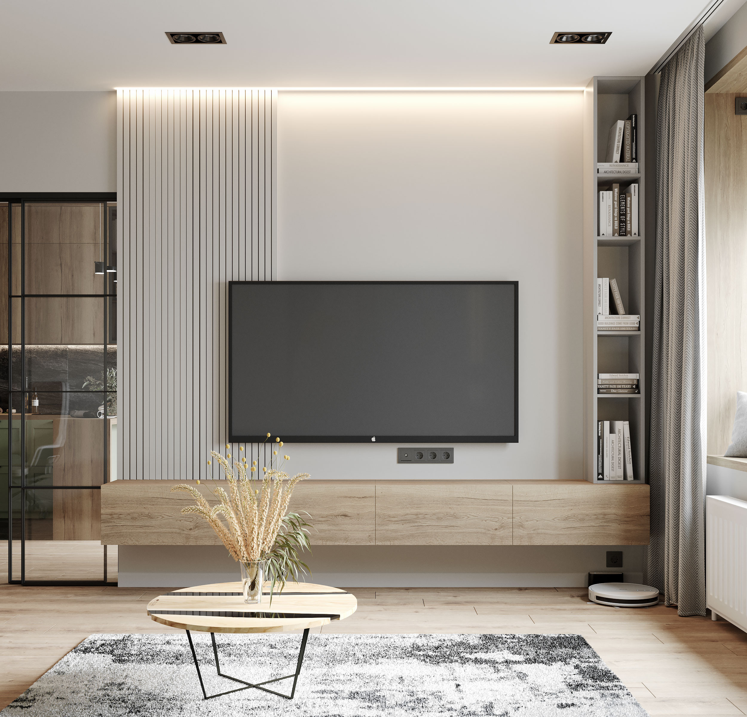 Flat in Taganrog. Дизайн интерьера | 3D визуализация | Миланская Марина