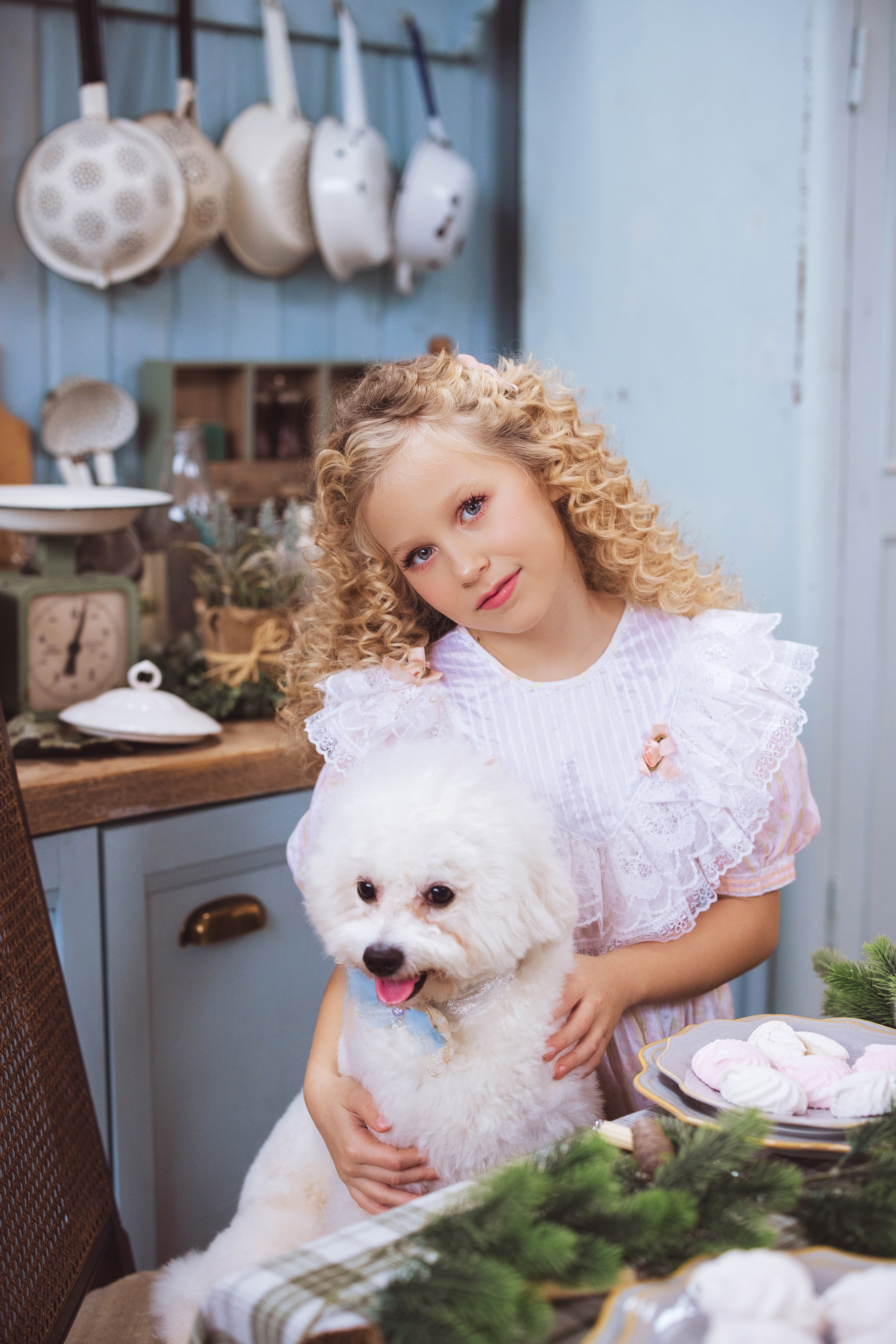 Новогодняя фотосессия в стиле Винтаж. Семейный и детский фотограф в Краснодаре Анна Трашкова