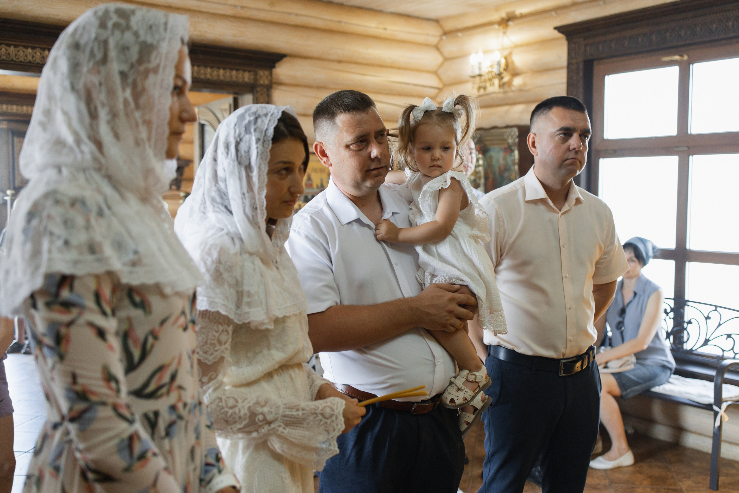 Крещение Дарьи в Храме Сергия Радонежского. Свадебный и семейный фотограф Ольга Разрядова
