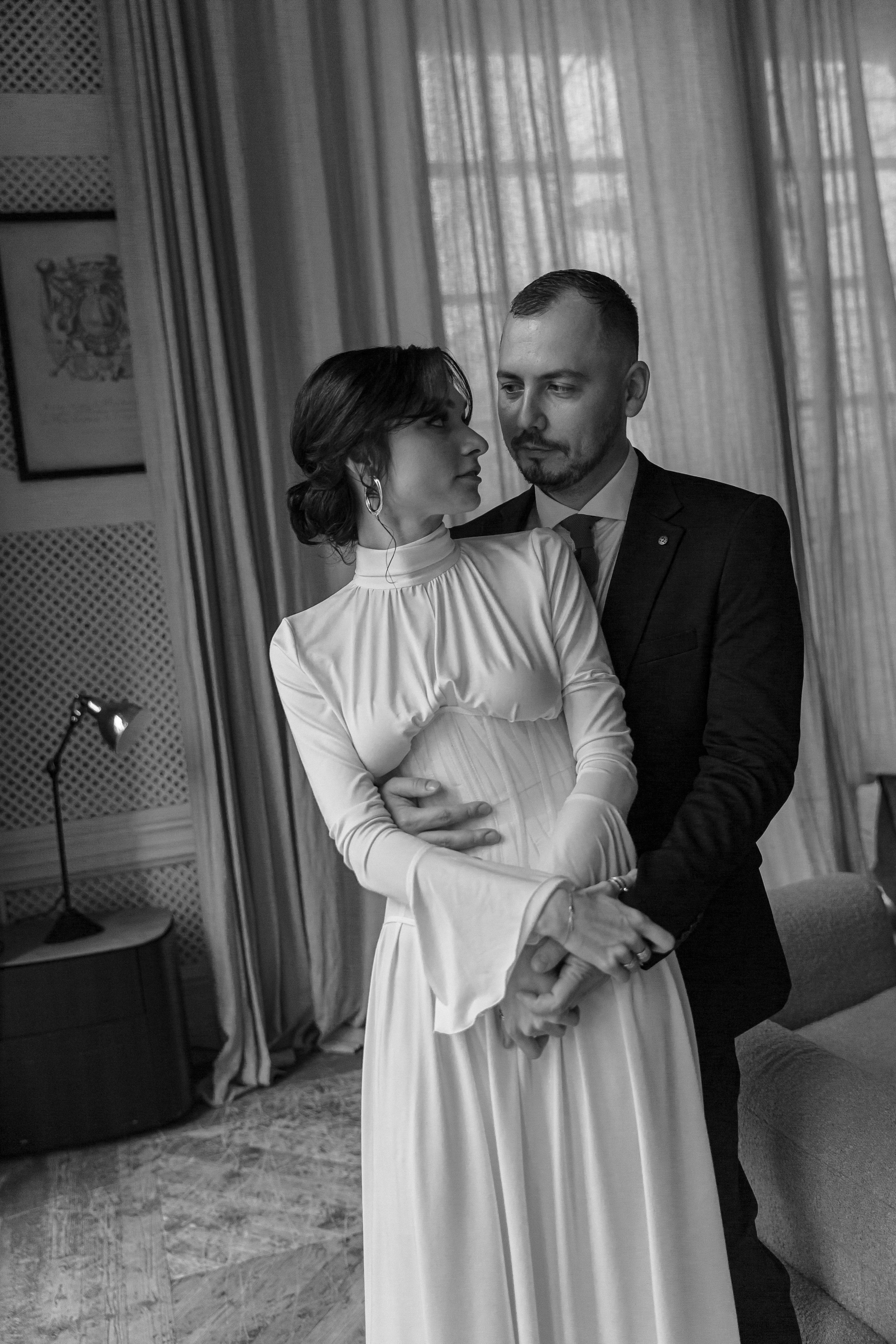 Юленька и Антон ЧБ. Фотограф в Москве и Сочи