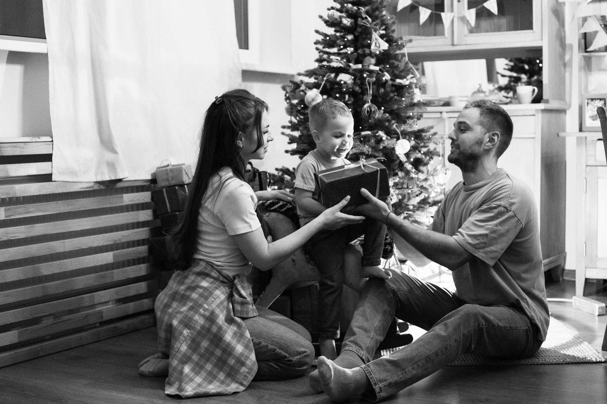 Семья Елизаветы Новогодняя съемка (1). Портретный Фотограф в Санкт-Петербурге Кира Орехова