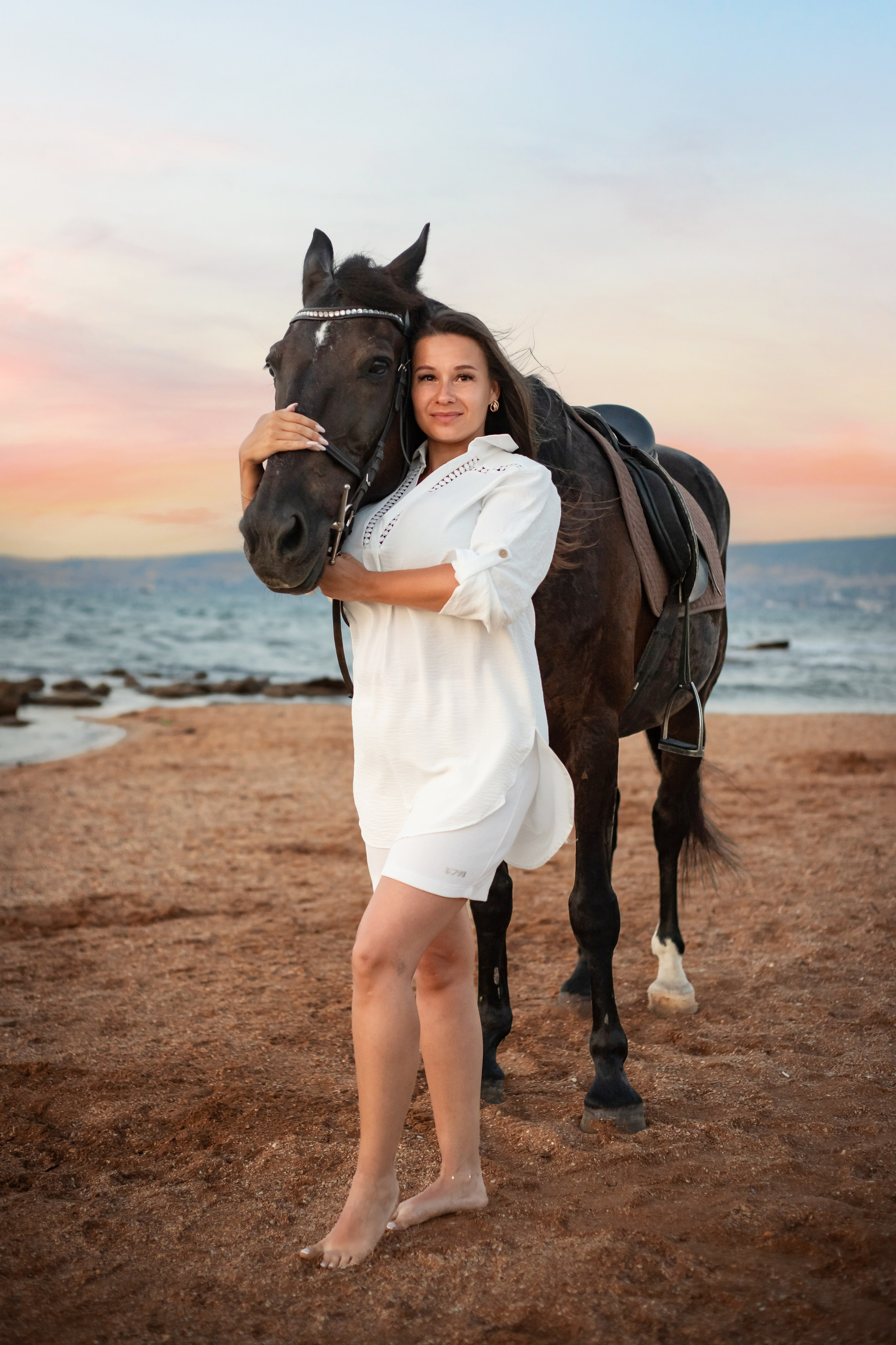 Фотосессия на море с лошадью. Фотограф в Феодосии Наталья Булгакова