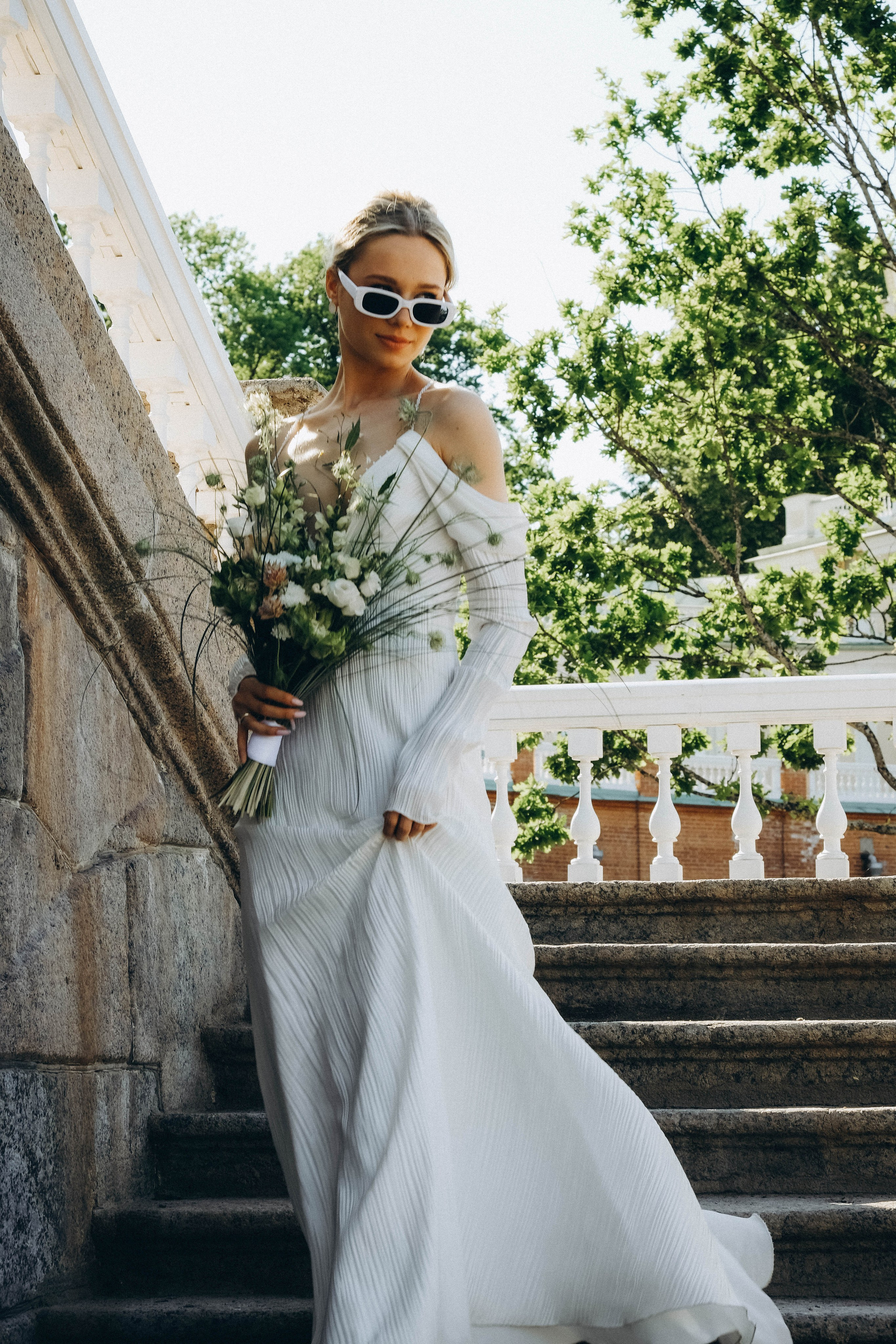 СВАДЕБНАЯ СЬЕМКА В ПАРКЕ ОРАНИЕНБАУМ. Профессиональный фотограф, Санкт-Петербург — Виктория Богомолова