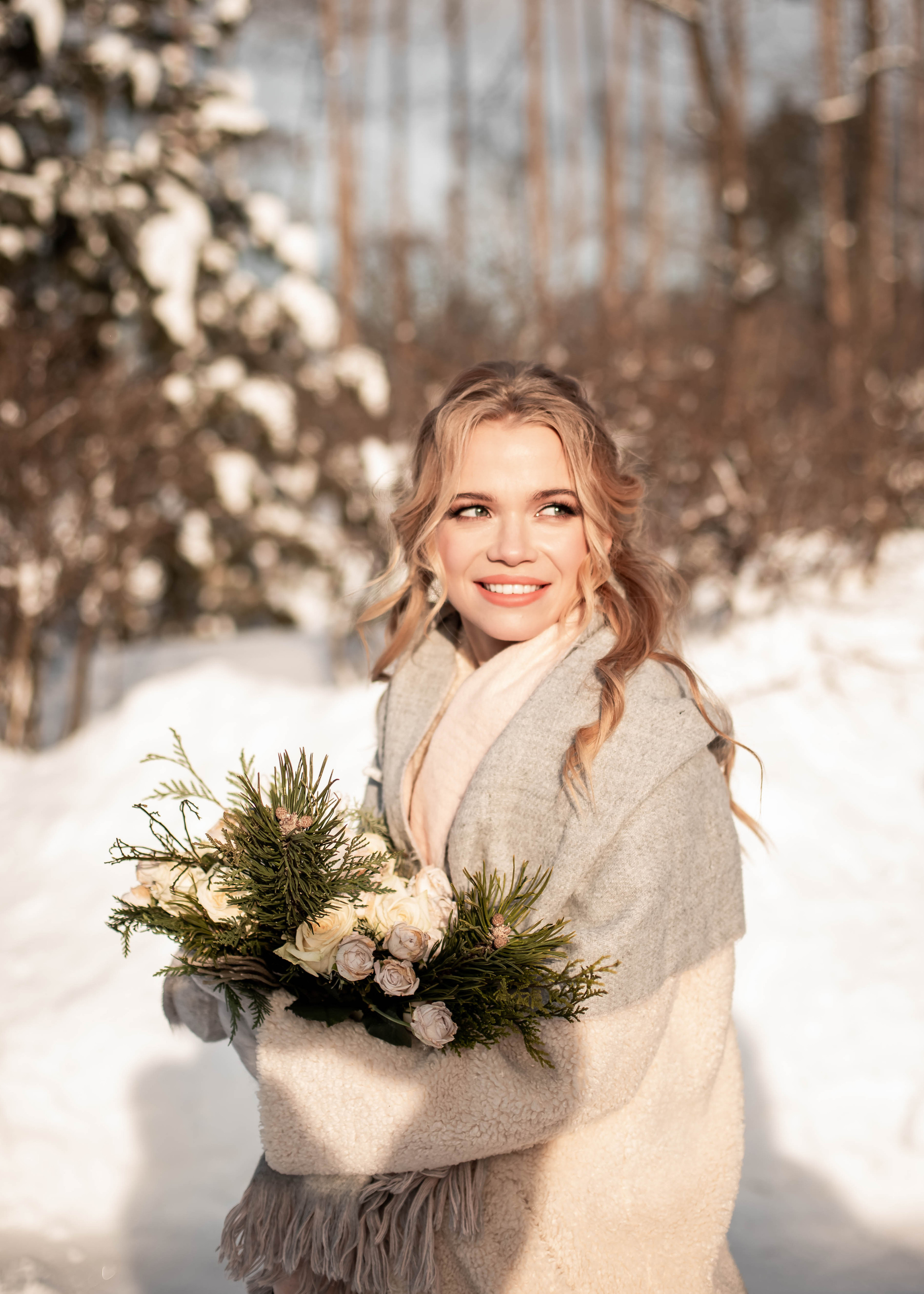 Пара с хаски. Женский свадебный и детский фотограф в Москве Юлия
