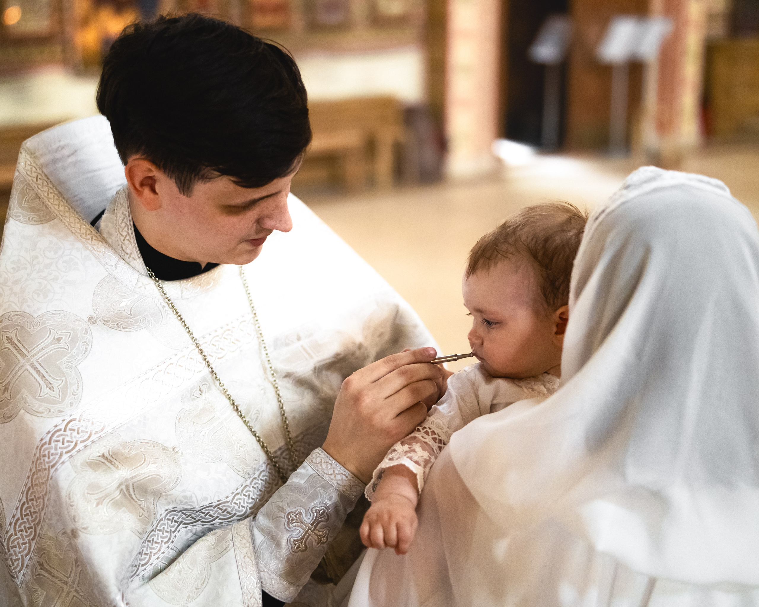 Крещение Евангелины. Уникальный фотограф на крещение и венчание. Москва