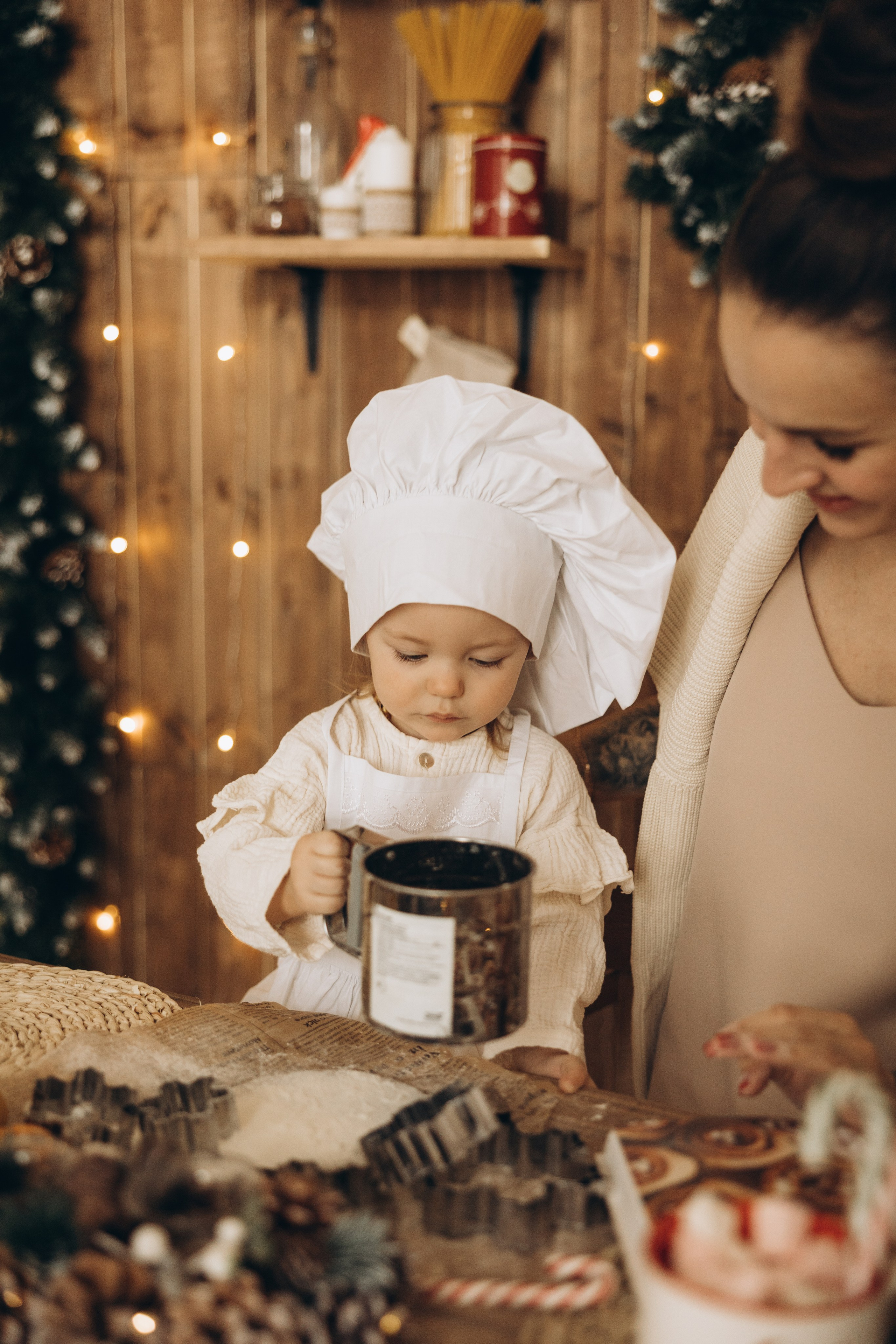 Ольга и Мирослава НГ. Семейный фотограф в Москве Виктория Ястребинская