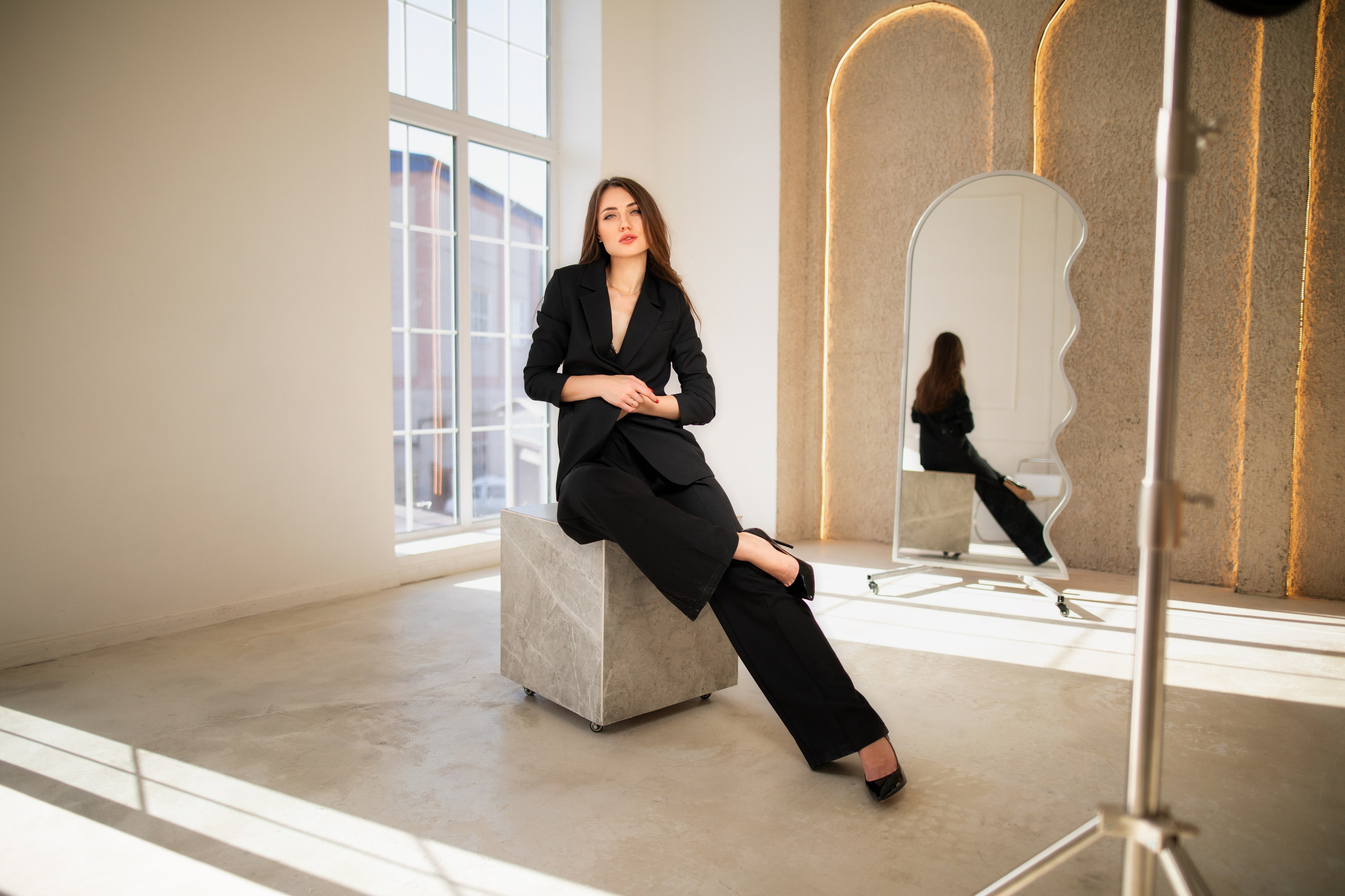 Съемка с Анастасией в интерьерной студии в формате для «себя»