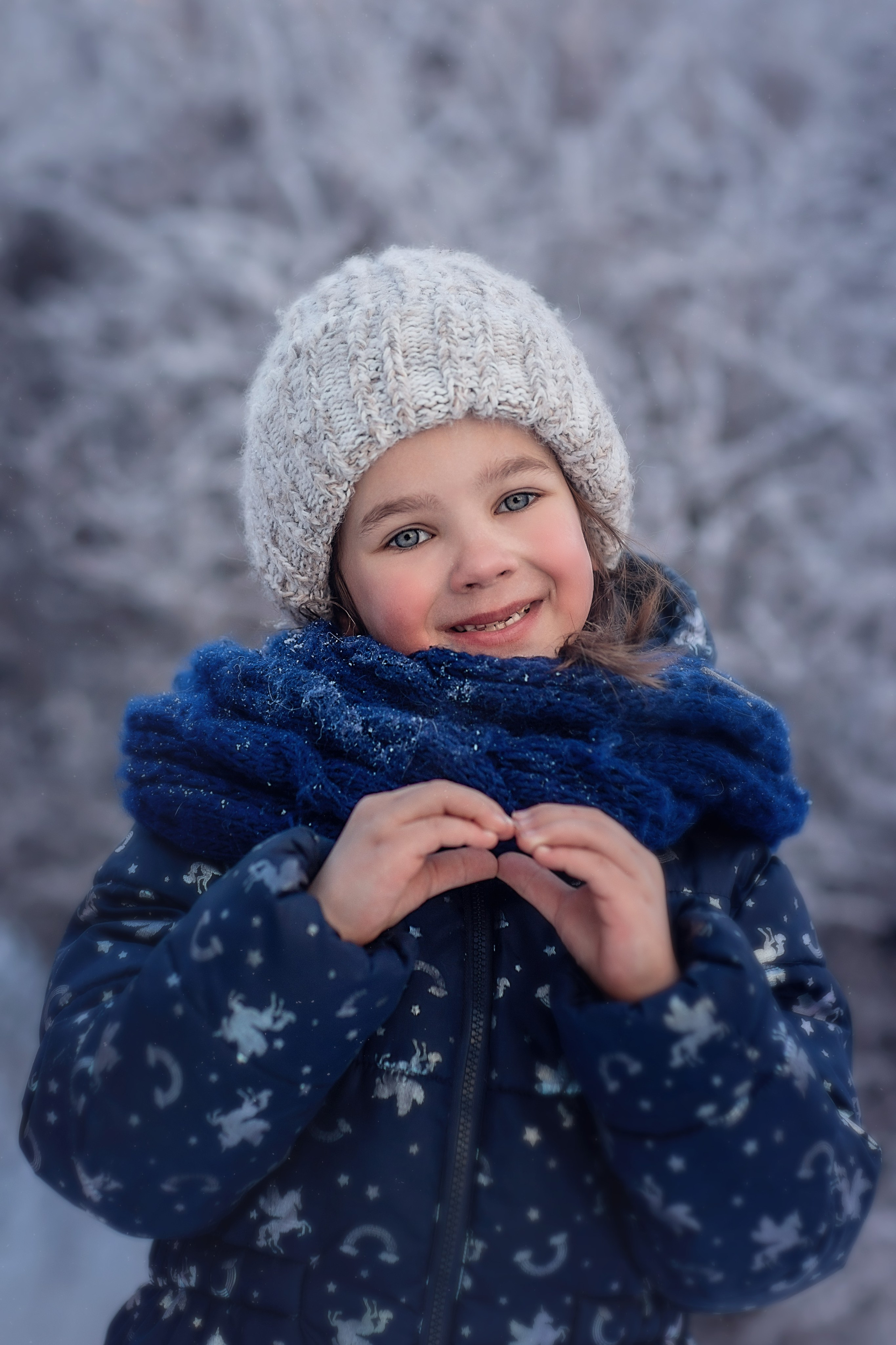 День в саду_ЗИМА_2023 год. Семейный фотограф в Санкт-Петербурге