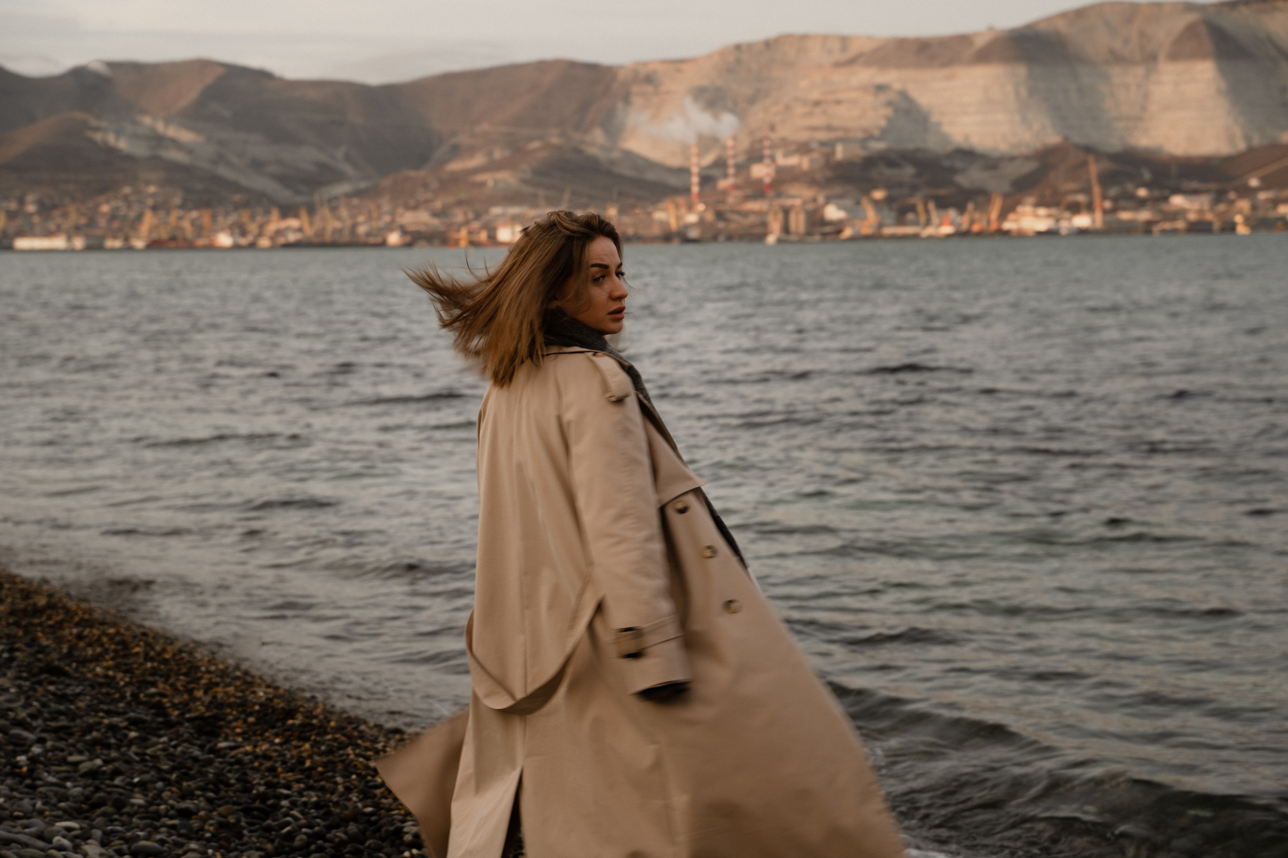 Осенняя фотосессия у моря в Новороссийске. Фотограф Екатерина в городе Новороссийск