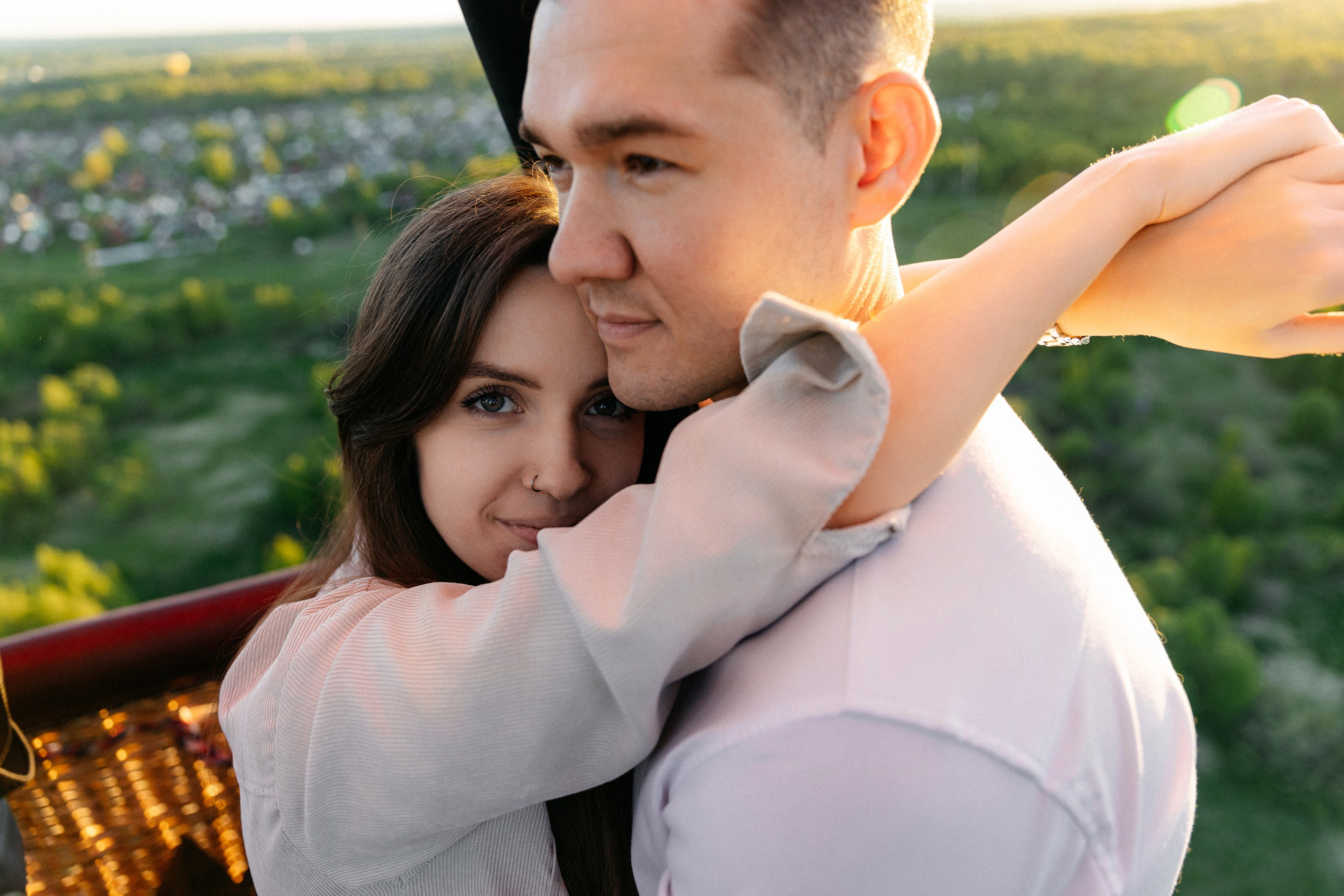 Полет на воздушном шаре. Свадебный фотограф Дмитрий Воробьев Ярославль