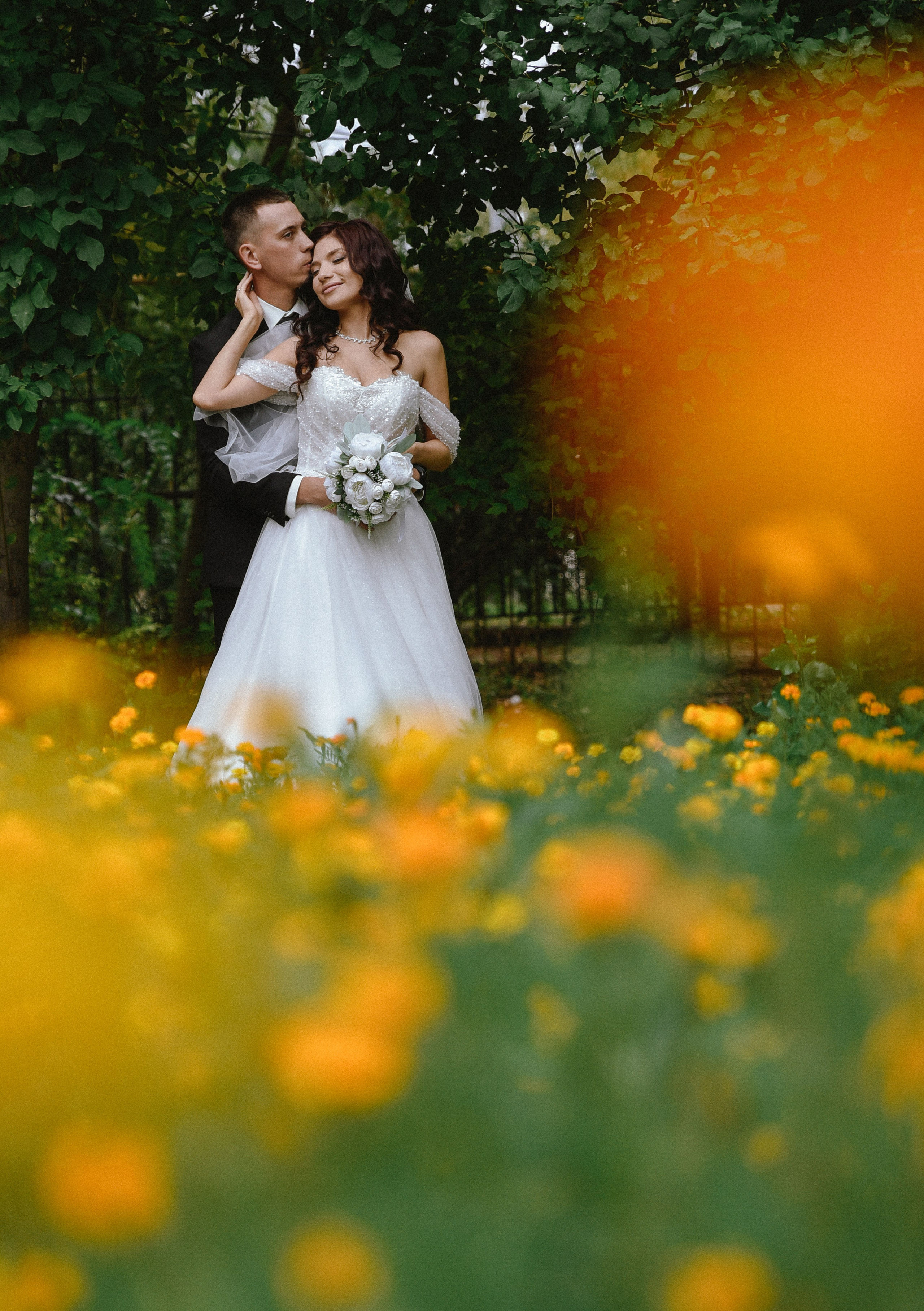 Её букет нежности. Стильный репортаж и кадры как в кино