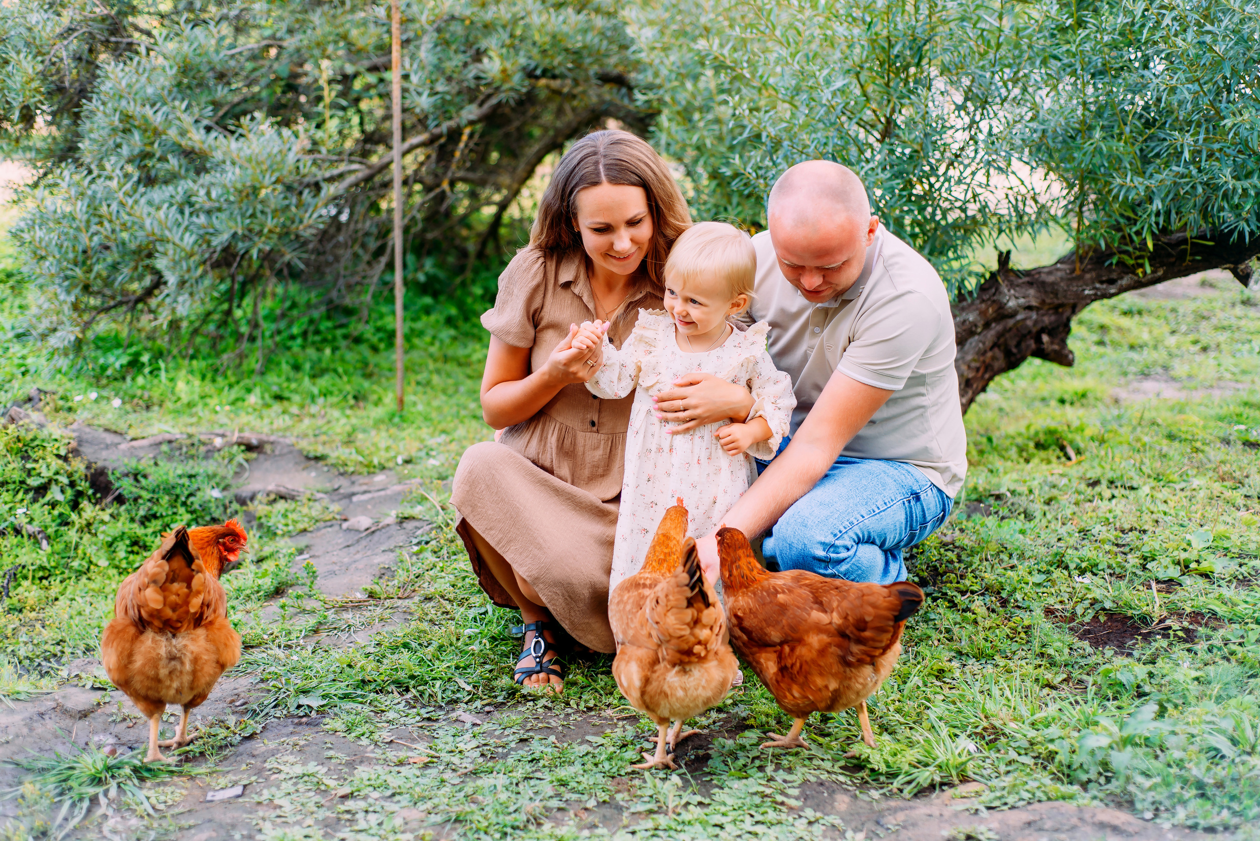 Ариша с родителями. Детский и семейный фотограф Эльмира Веселова