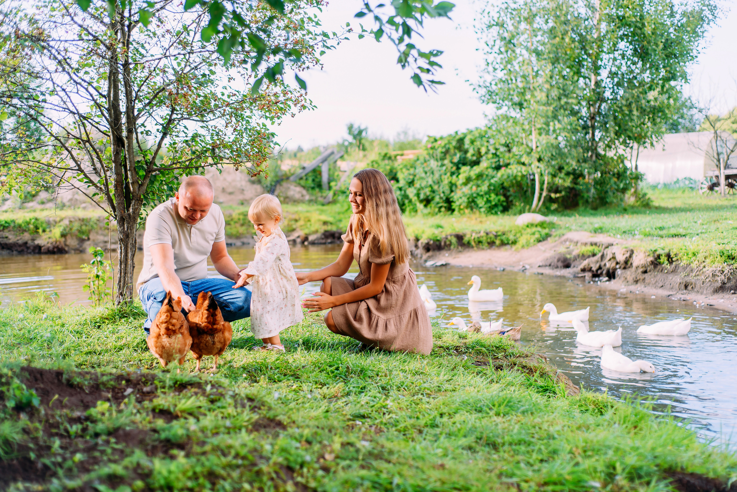 Ариша с родителями. Детский и семейный фотограф Эльмира Веселова