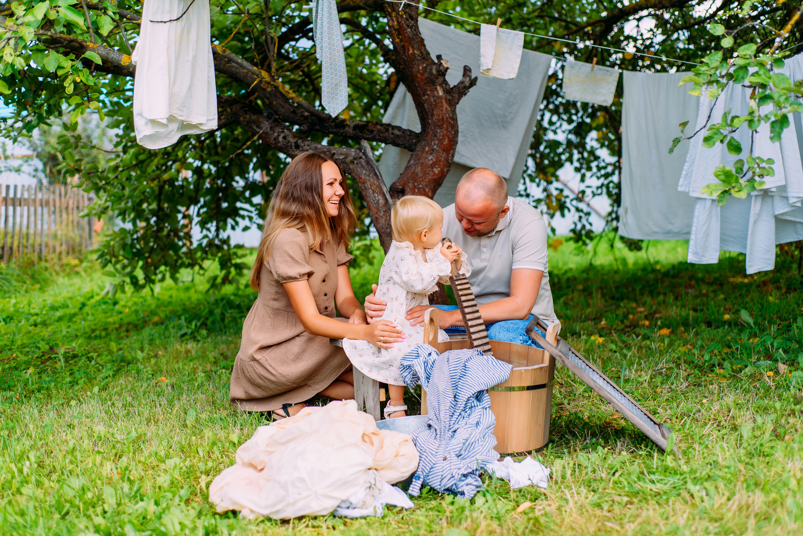 Ариша с родителями. Детский и семейный фотограф Эльмира Веселова