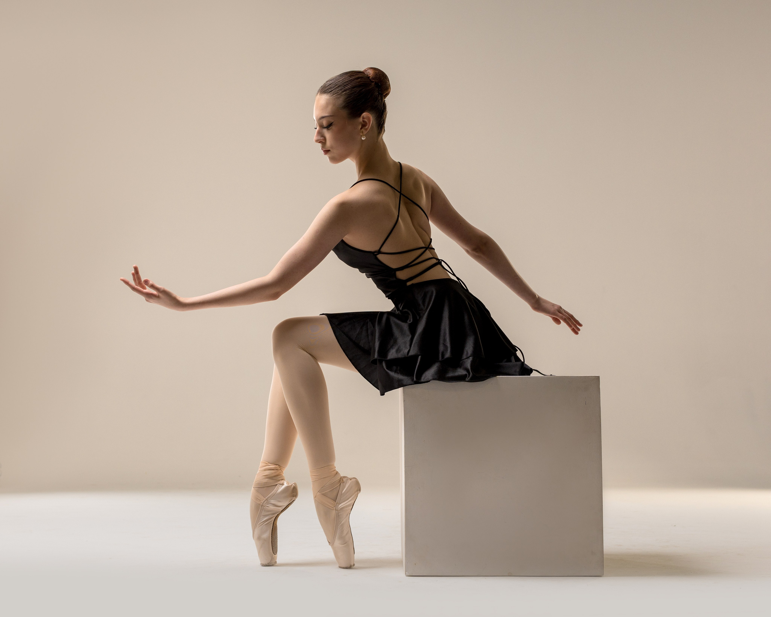 Балетная съёмка на белой циклораме и фонах. Балетный фотограф Алина Ханько — Душа Балета