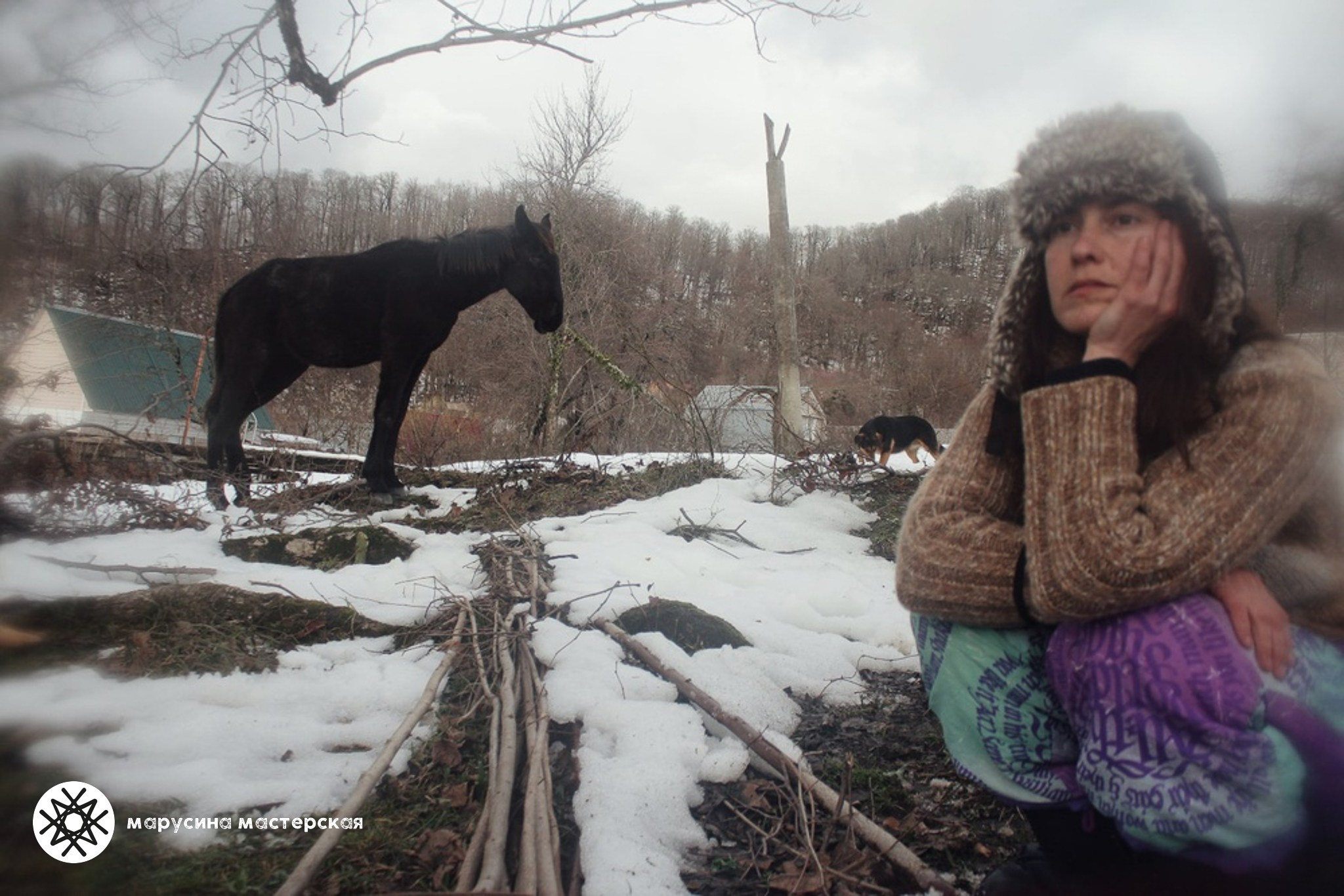 Творческая фотография, снятая в рамках зимней творческой практики, автор — Анна Косьян