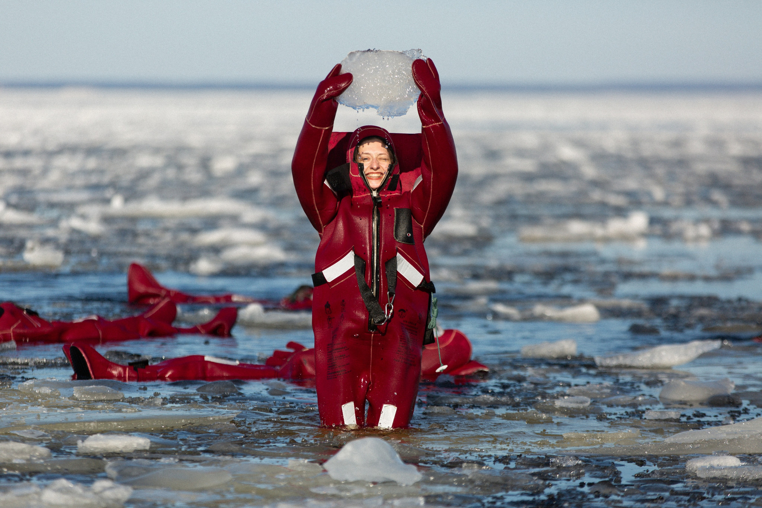 Ice floating. Снимаю съемки