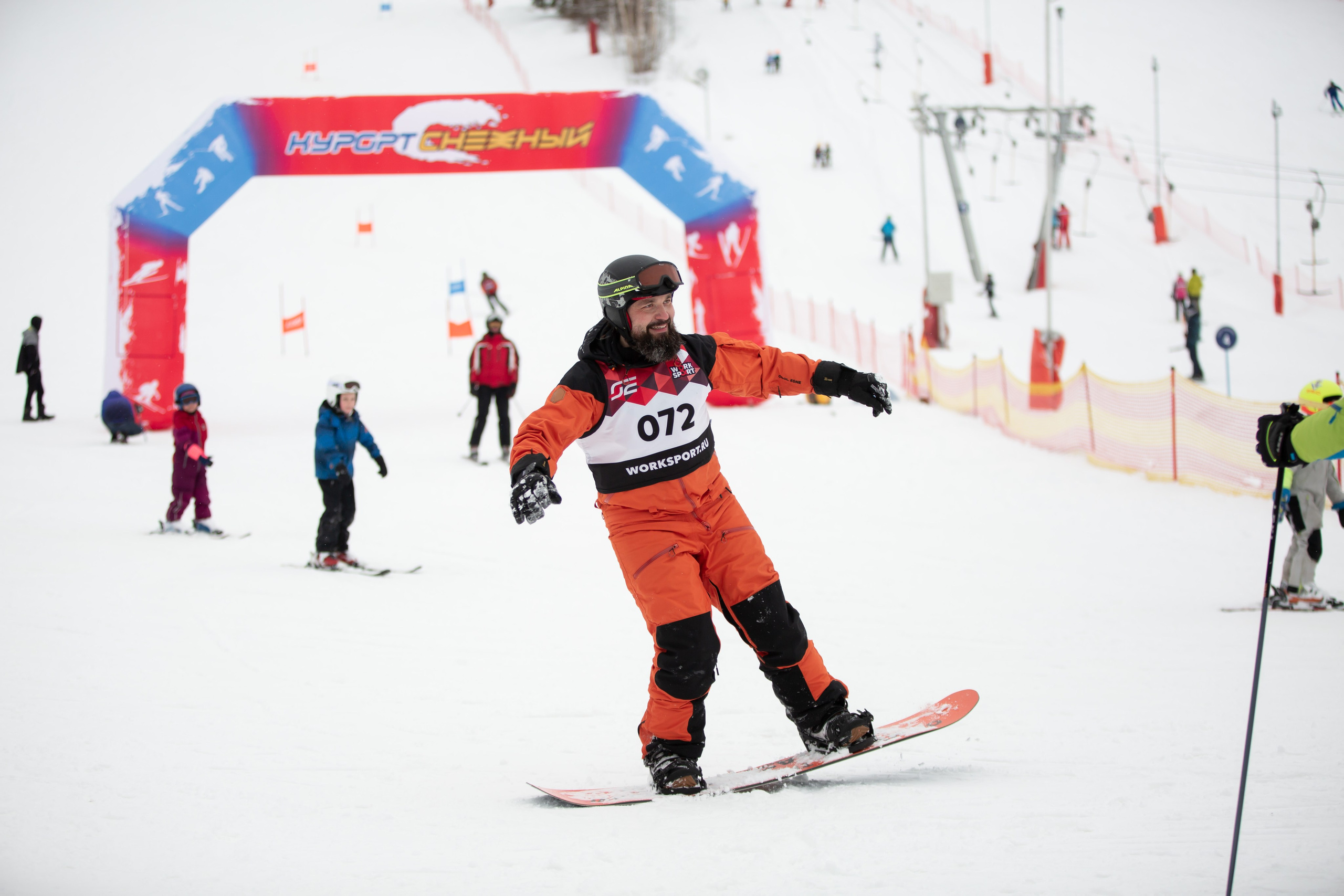 Сноуборд и лыжи для «Work&Sport». Снимаю съемки