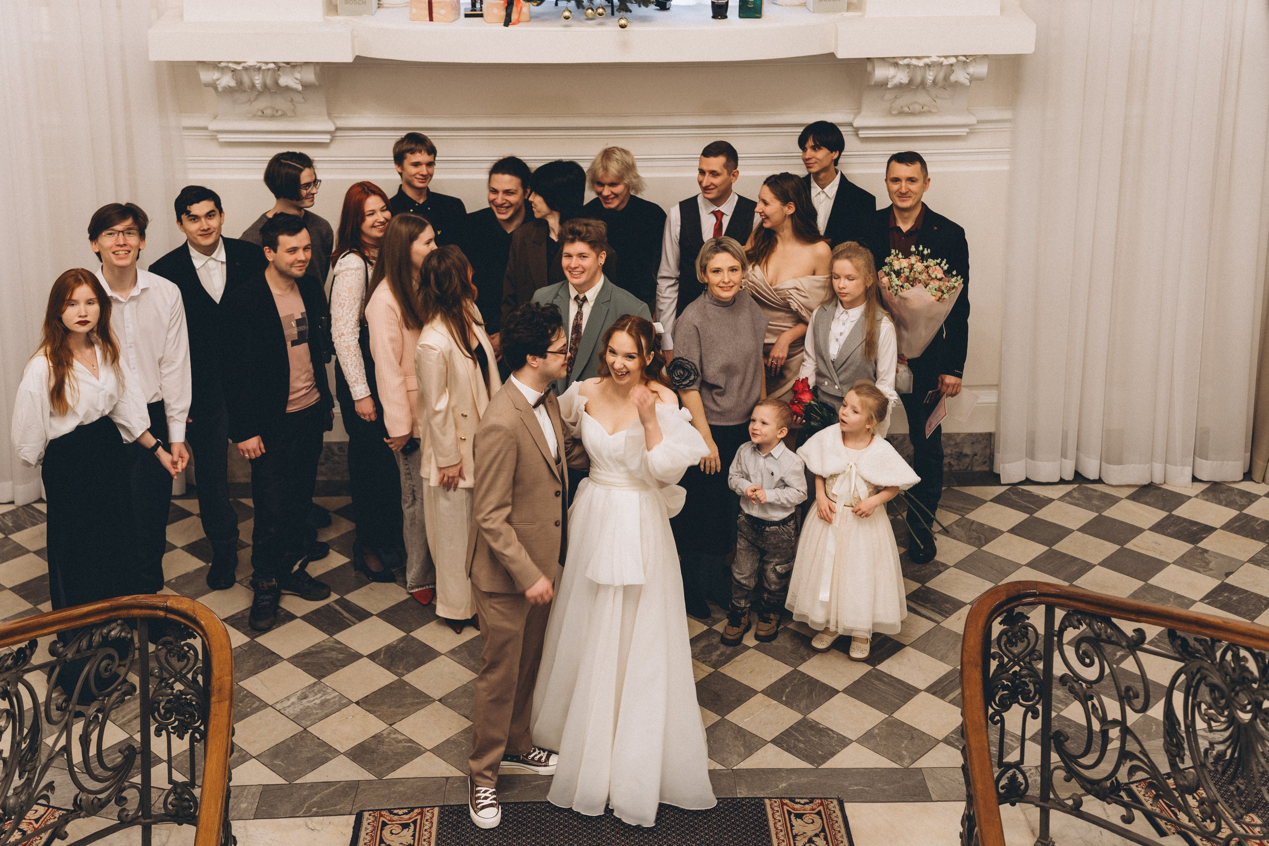 СВАДЕБНАЯ СЬЕМКА ВО ВТОРОМ ДВОРЦЕ С ГОСТЯМИ И ПРОГУЛКА В ТАВРИЧЕСКОМ САДУ. Профессиональный фотограф, Санкт-Петербург — Виктория Богомолова