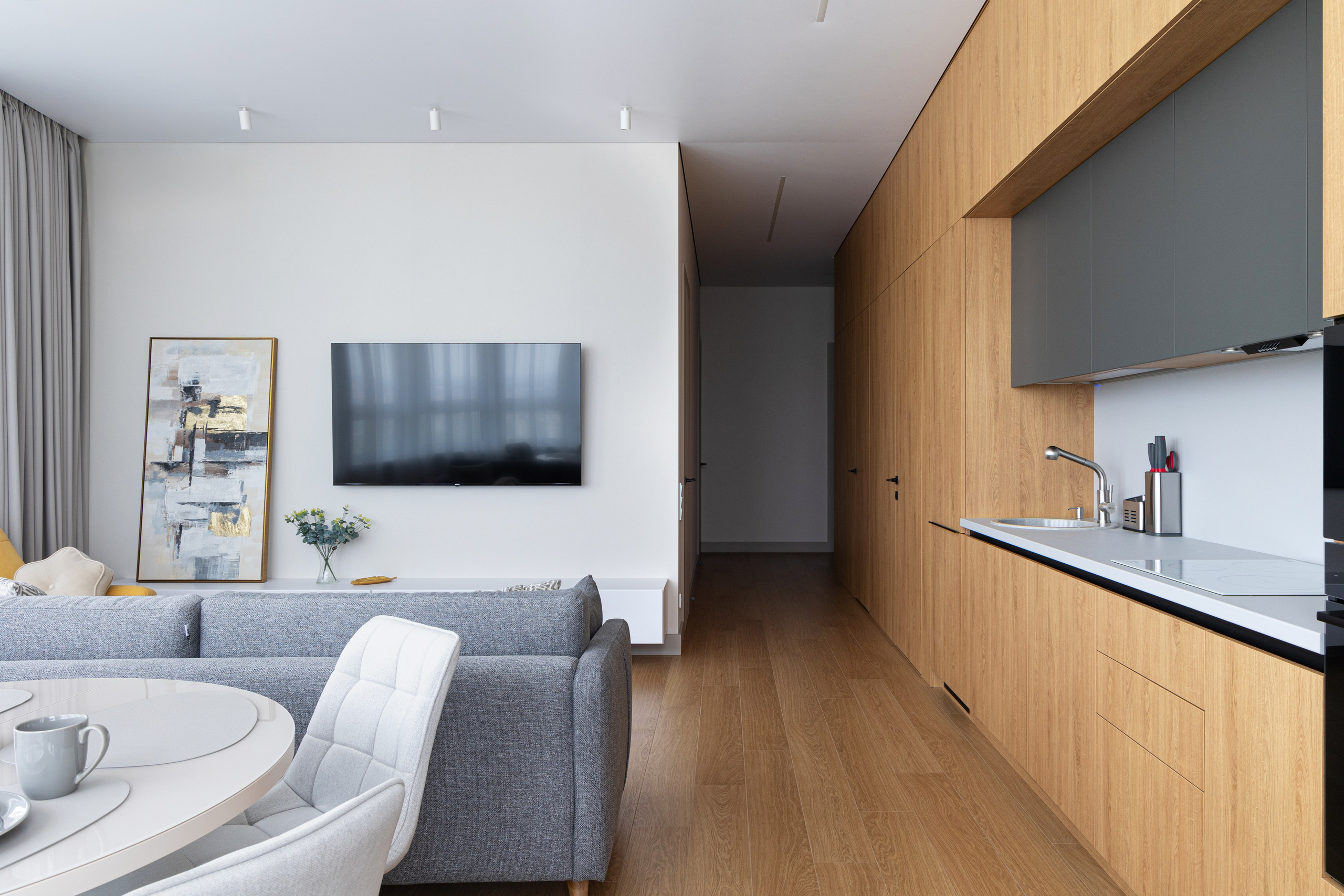 Фотосъемка квартиры в Km Residence Prime. Интерьерный фотограф в Нижнем Новгороде и Москве Владимир Гудков