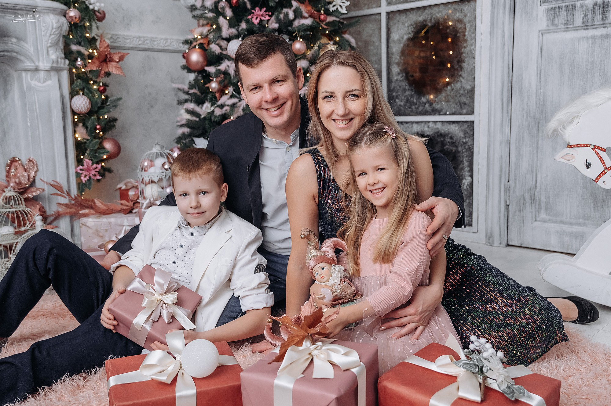 Новогодняя фотостудия в Дубне Кимрах Талдоме. Свадебный фотограф в Дубне Алексей Фонарёв