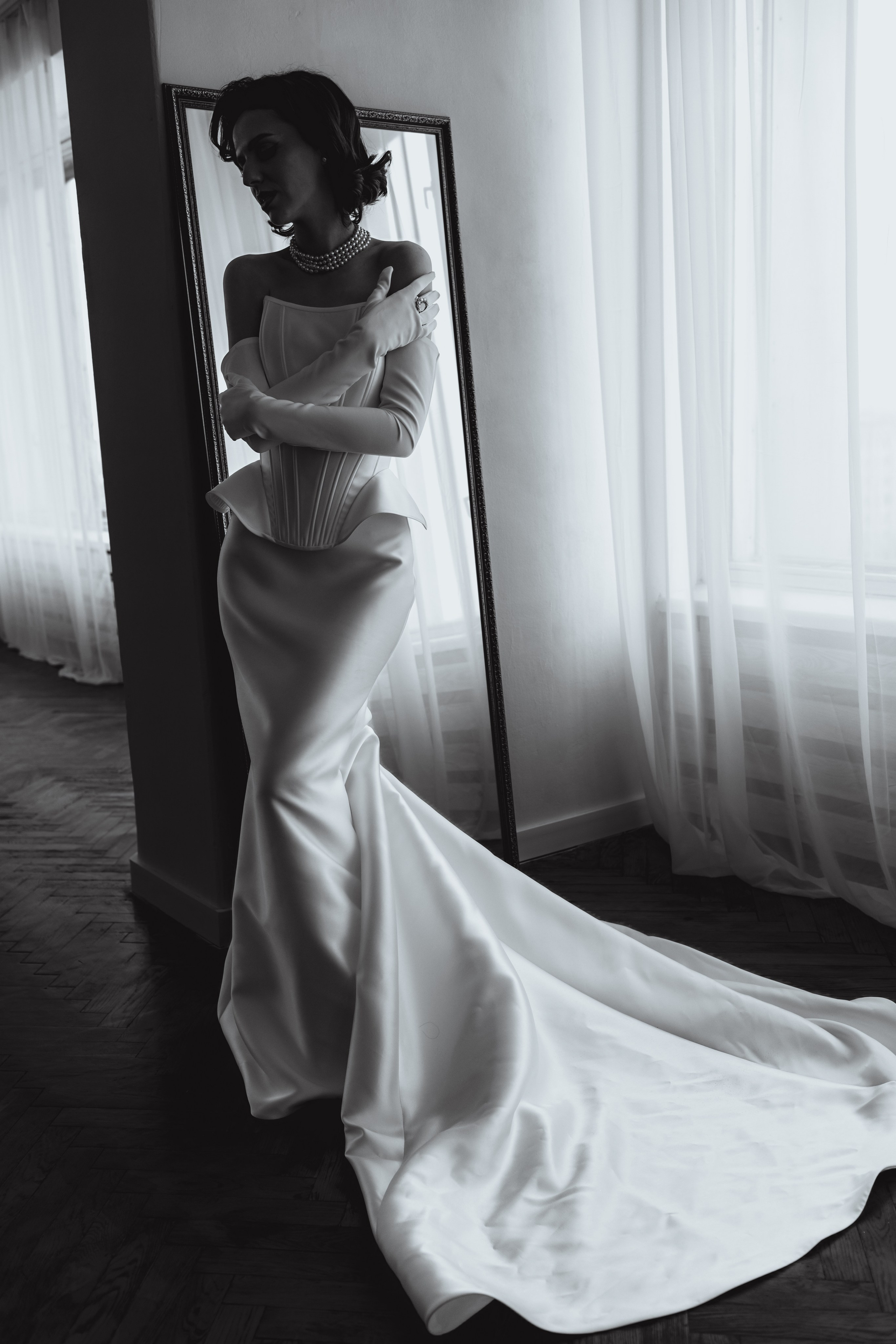 Свадебная творческая съемка в студии