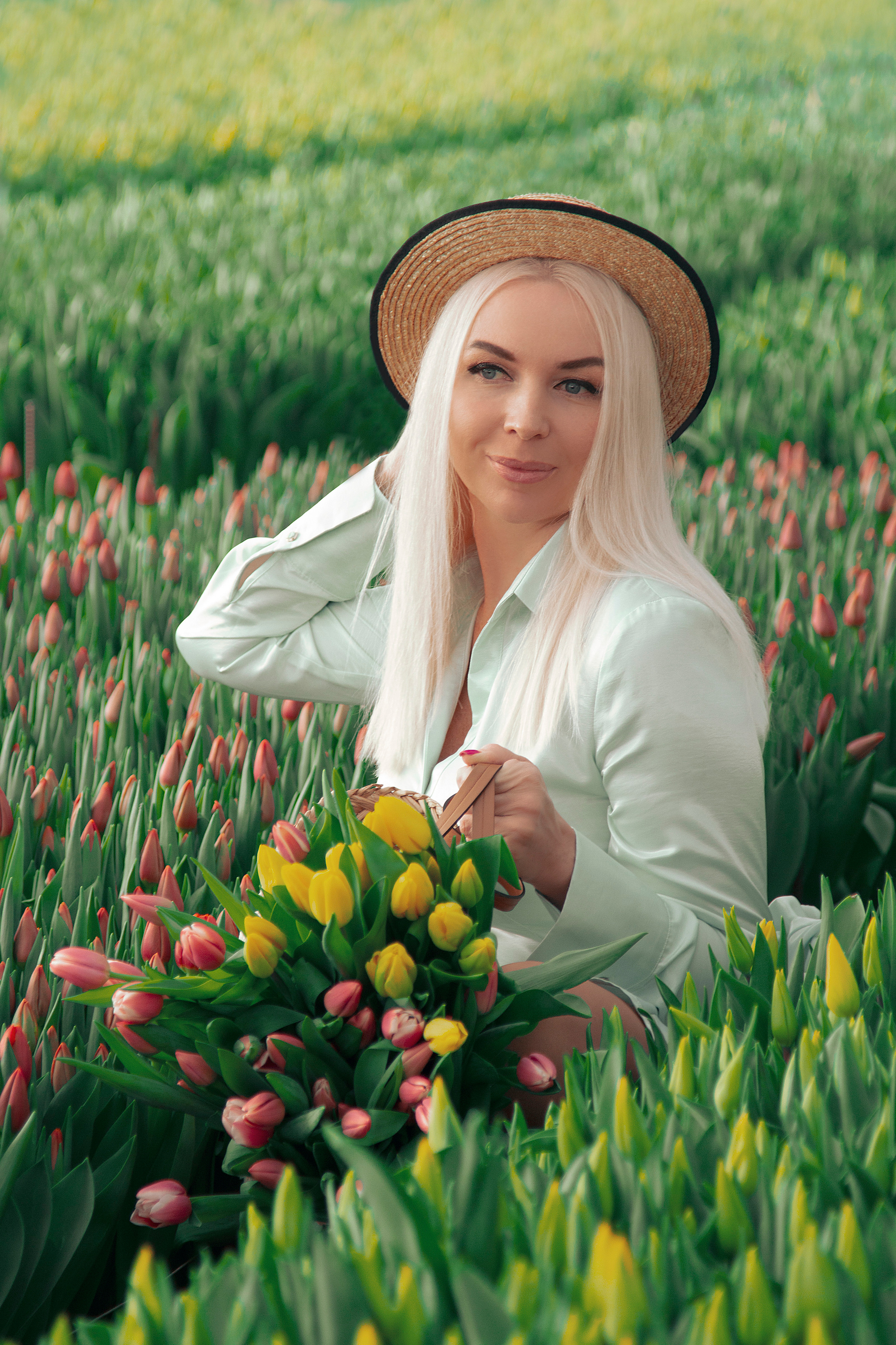 Фотодень в теплице с тюльпанами. Фотограф Ольга Бобб Нижний Новгород