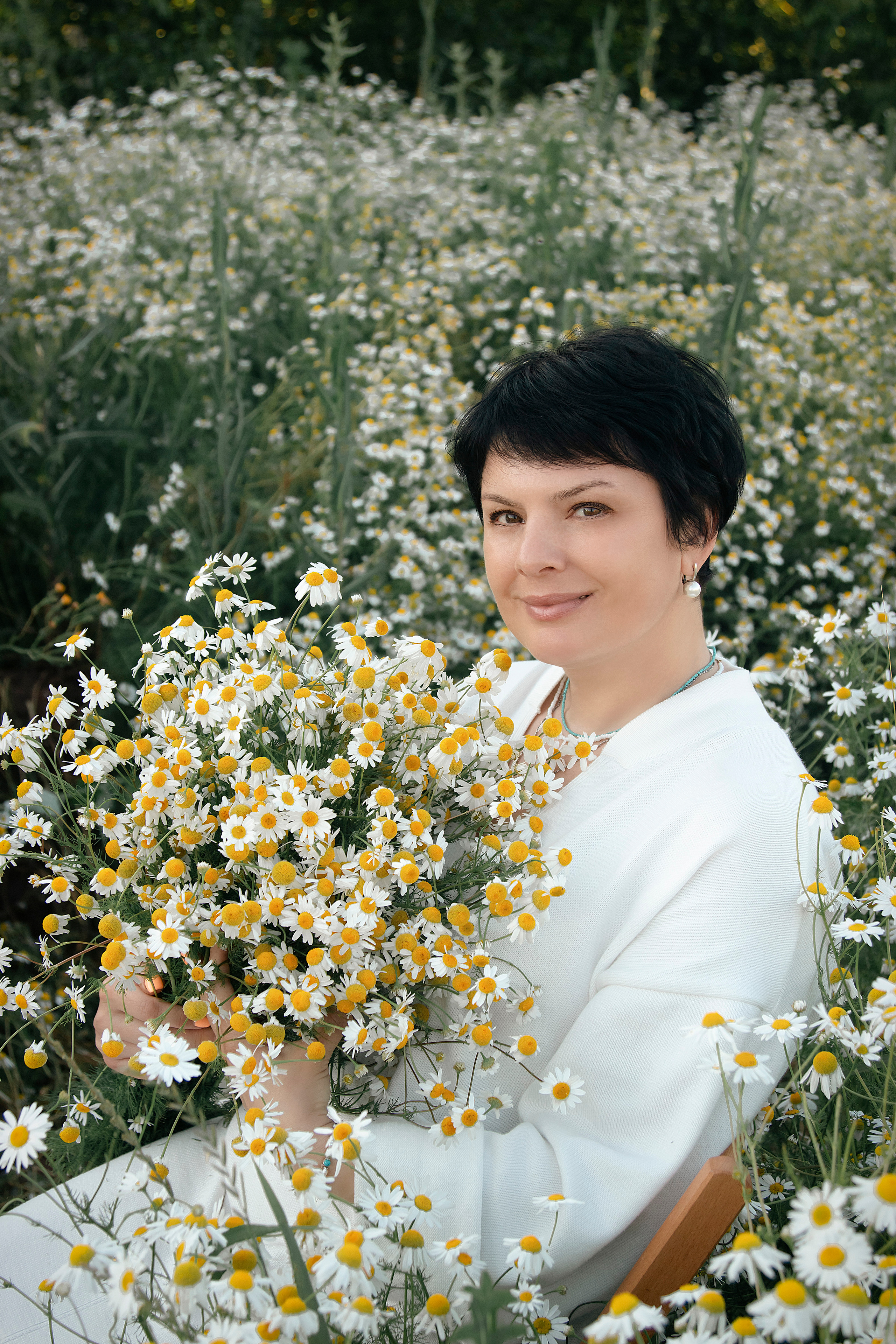 Ксюша в ромашках. Фотограф Ольга Бобб Нижний Новгород
