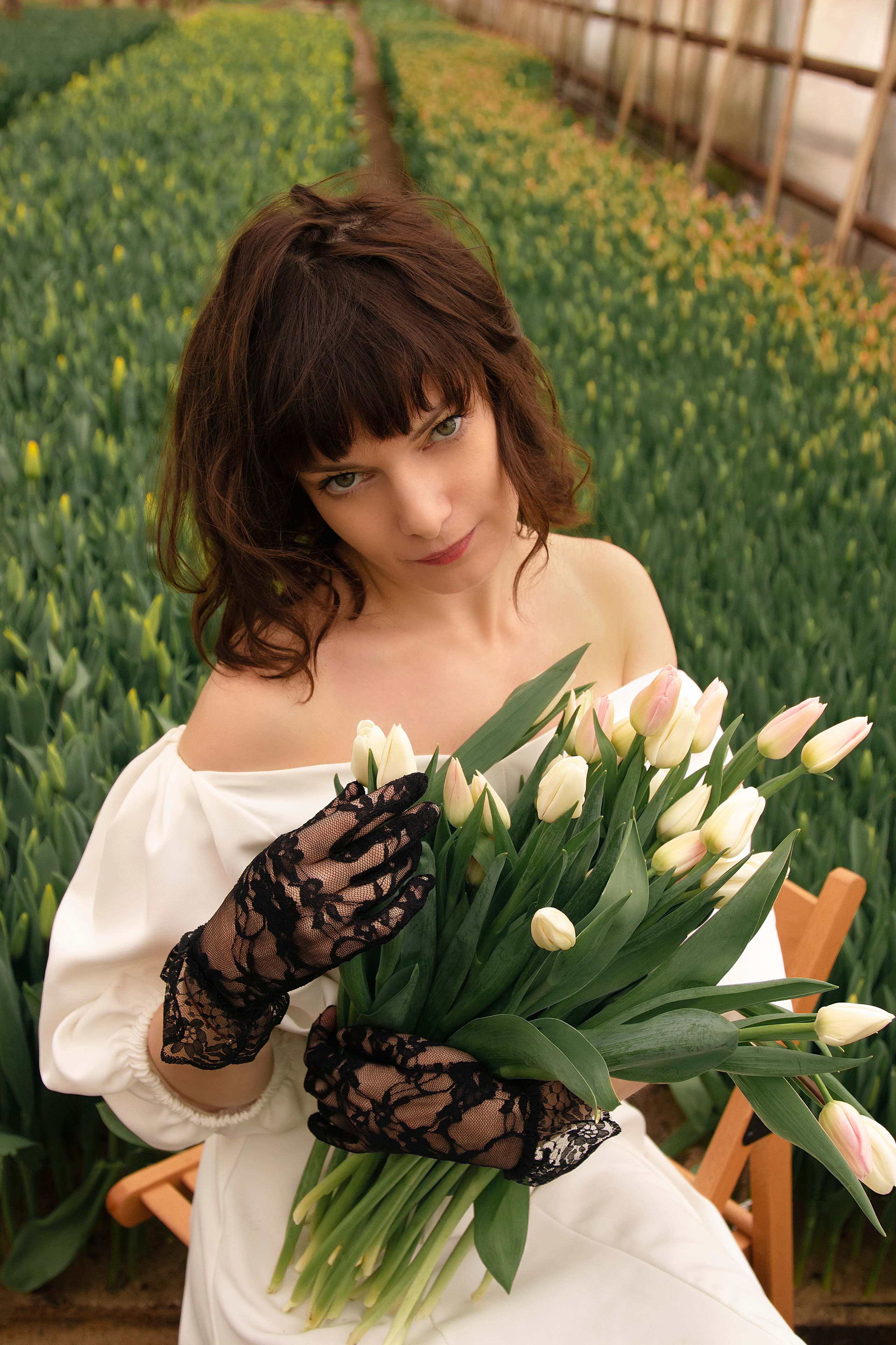 Фотодень в теплице с тюльпанами. Фотограф Ольга Бобб Нижний Новгород