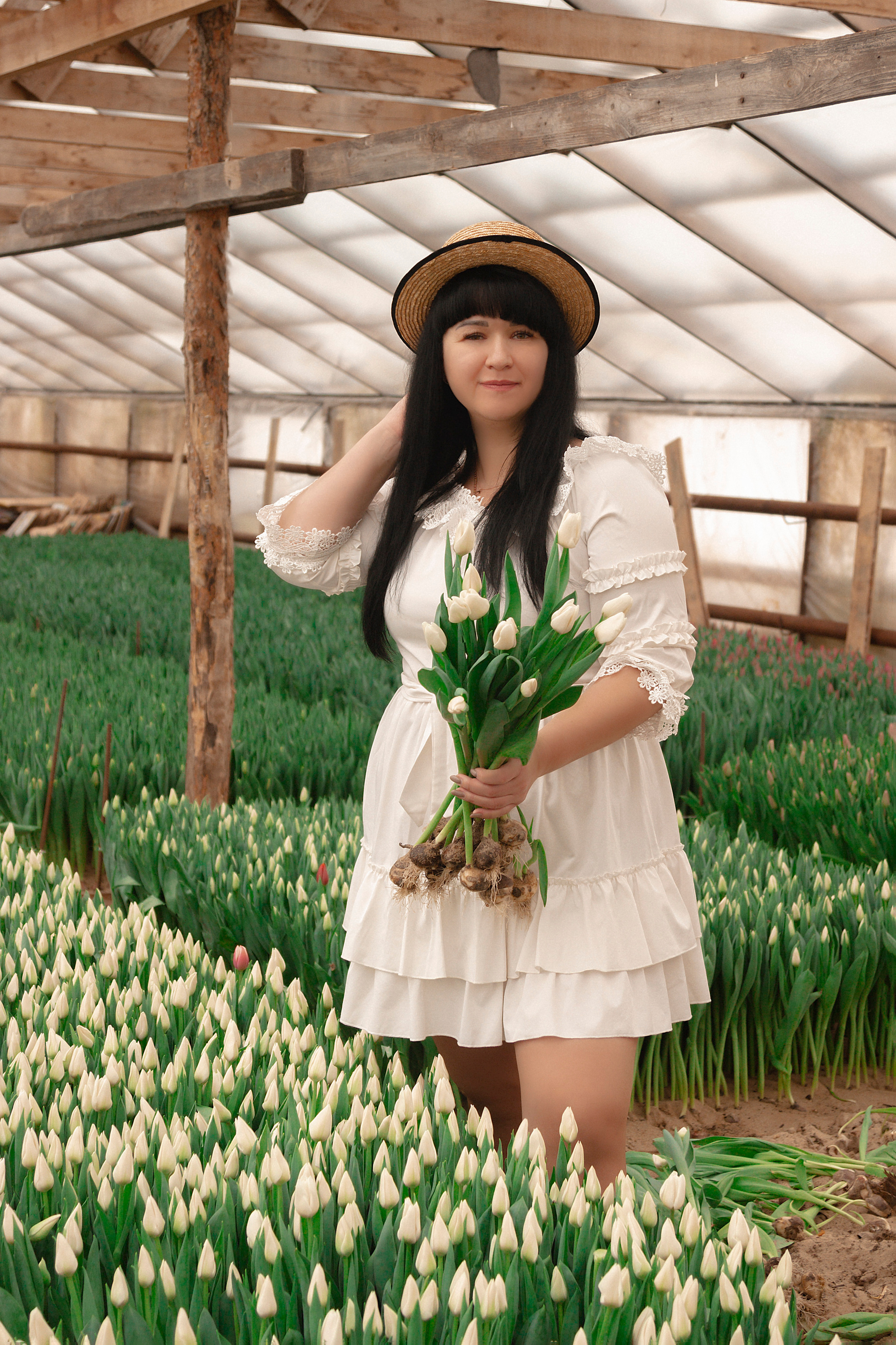 Фотодень в теплице с тюльпанами. Фотограф Ольга Бобб Нижний Новгород