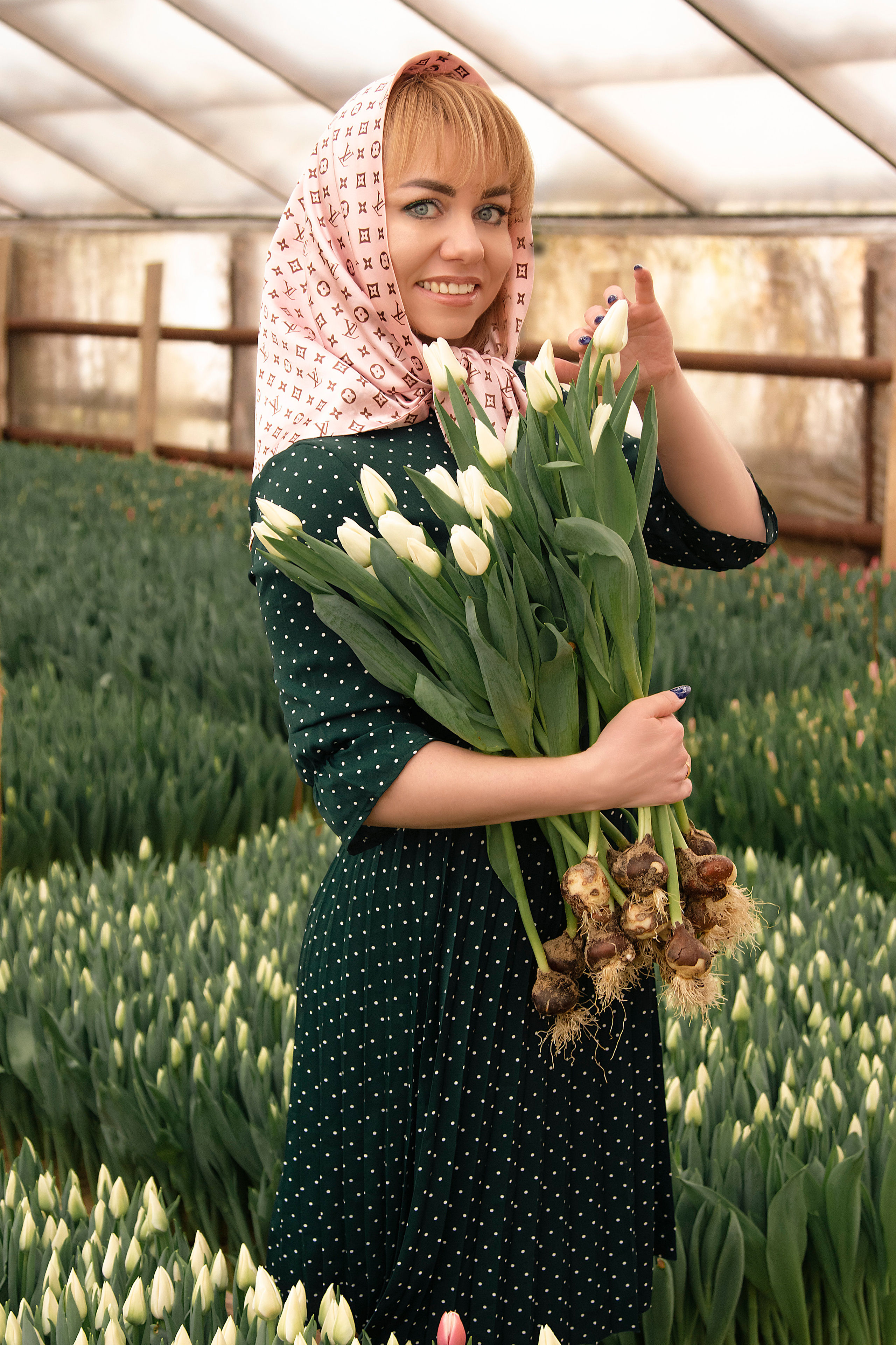 Фотодень в теплице с тюльпанами. Фотограф Ольга Бобб Нижний Новгород