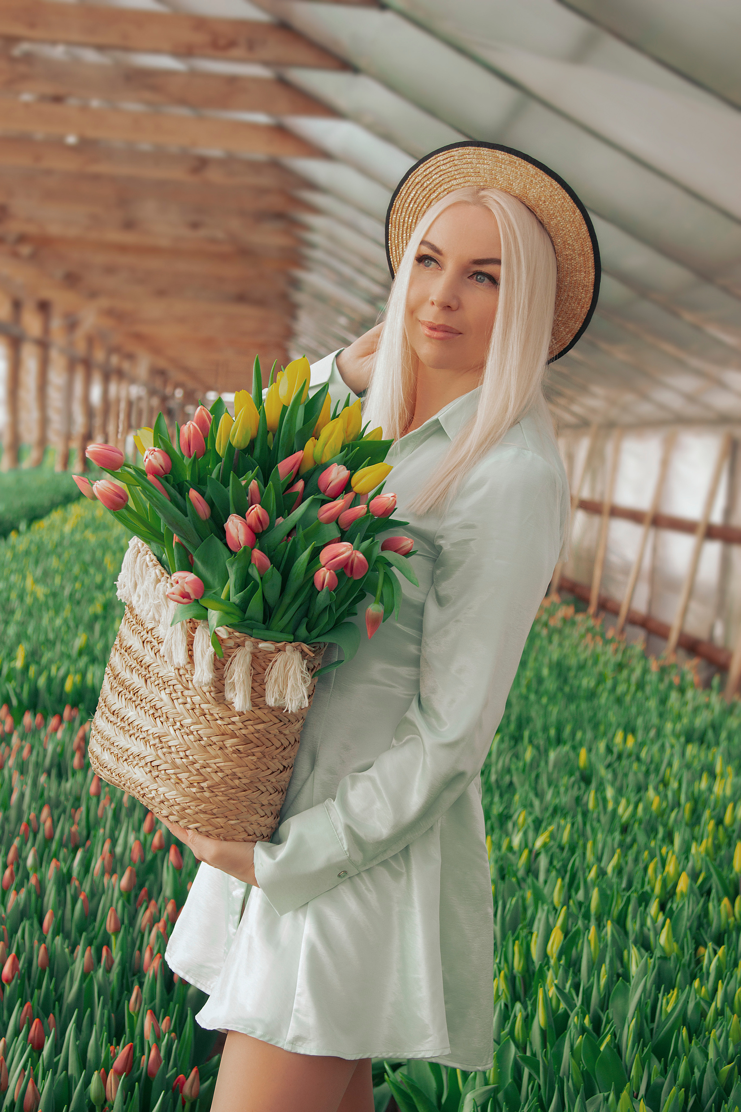 Фотодень в теплице с тюльпанами. Фотограф Ольга Бобб Нижний Новгород
